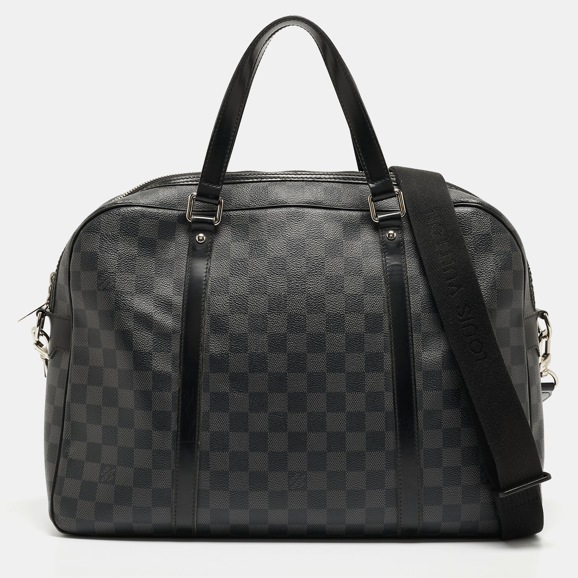 

Louis Vuitton Damier Graphite Canvas Jorn Bag, Black