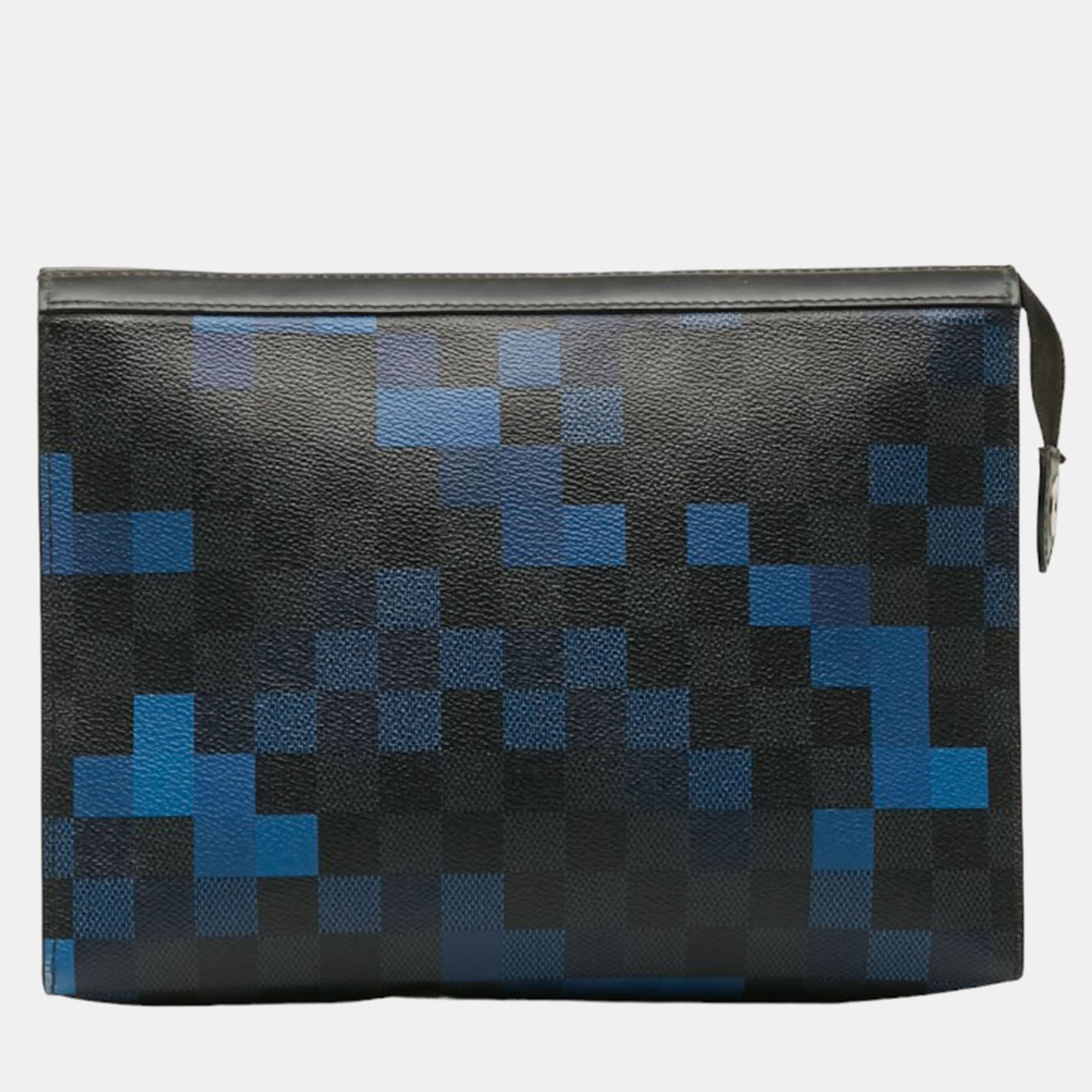 

Louis Vuitton Black Damier Graphite Canvas Pixel Voyage MM Pochette, Blue