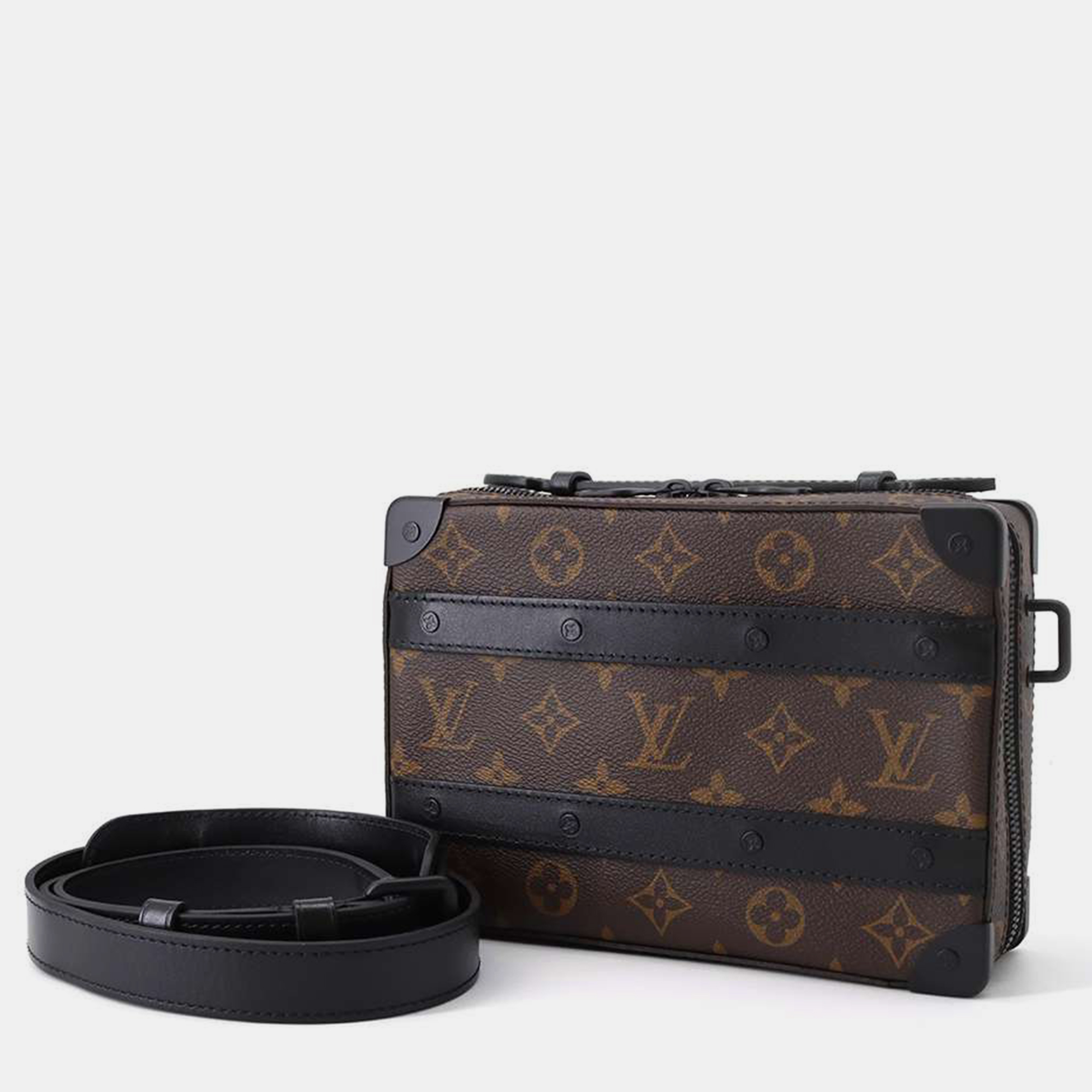 Pre-owned Louis Vuitton Monogram Solar Ray Soft Trunk Bag In Brown