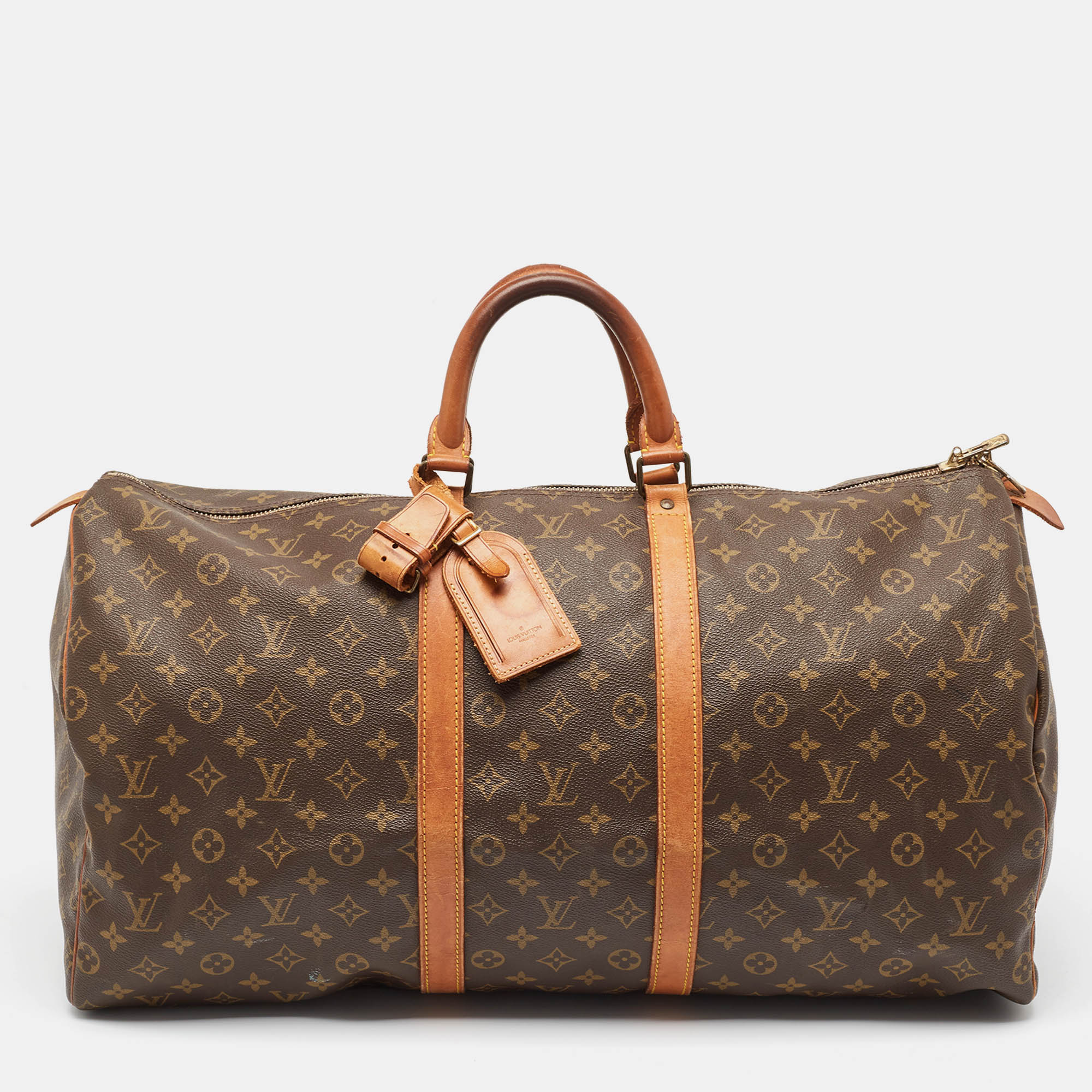 

Louis Vuitton Monogram Canvas Keepall 55 Bag, Brown