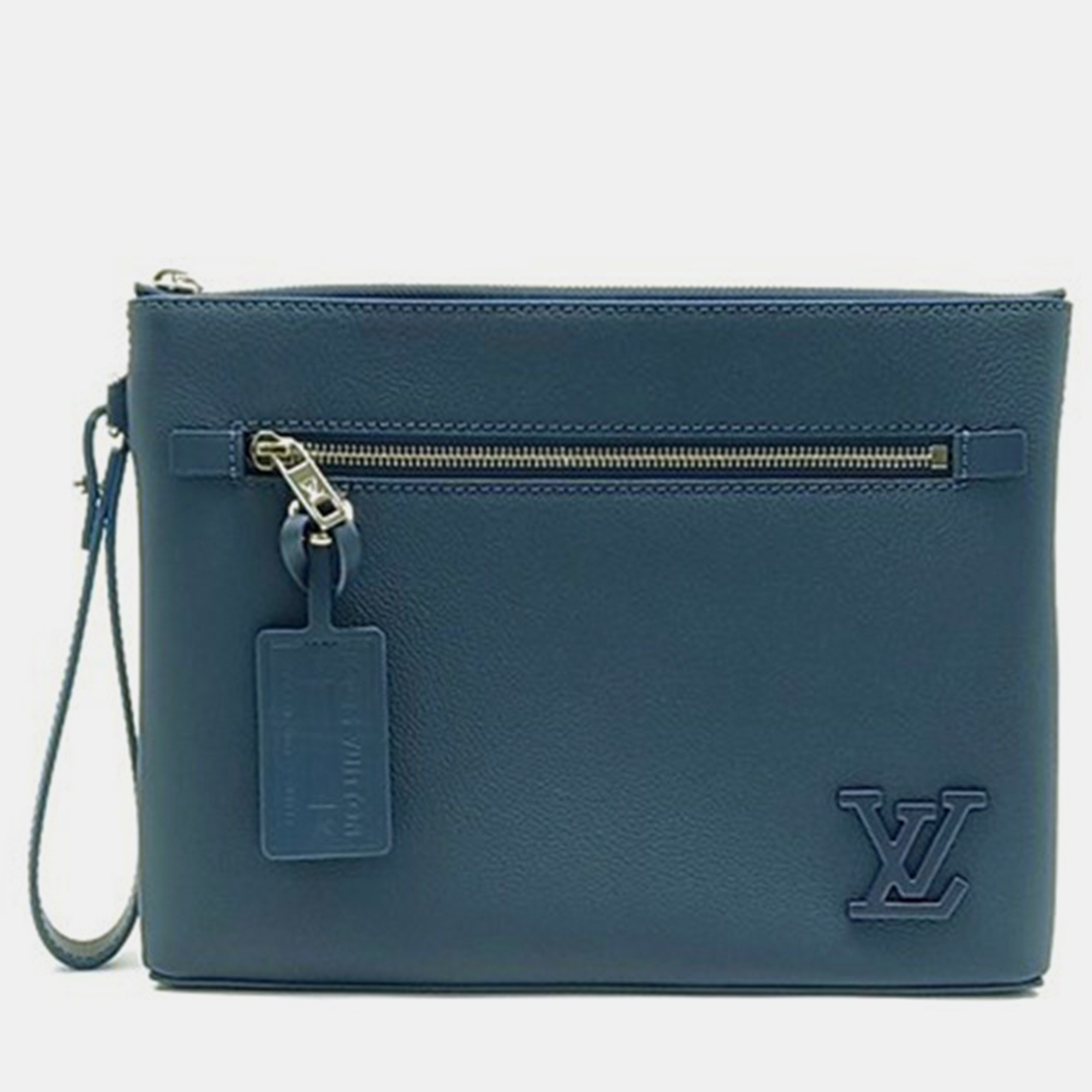 Pre-owned Louis Vuitton Takeoff Clutch In Blue