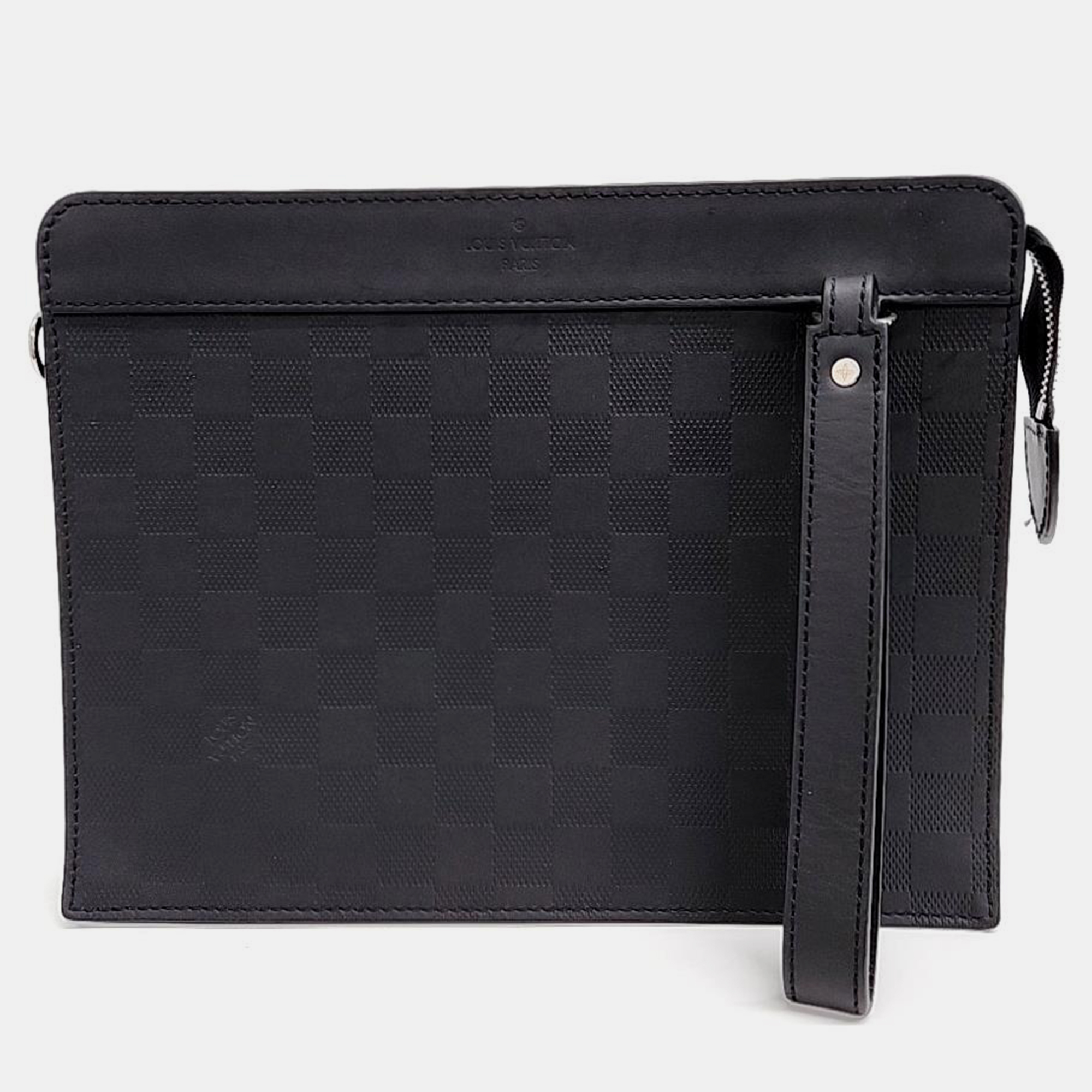 Pre-owned Louis Vuitton Infinite New Pouch In Black