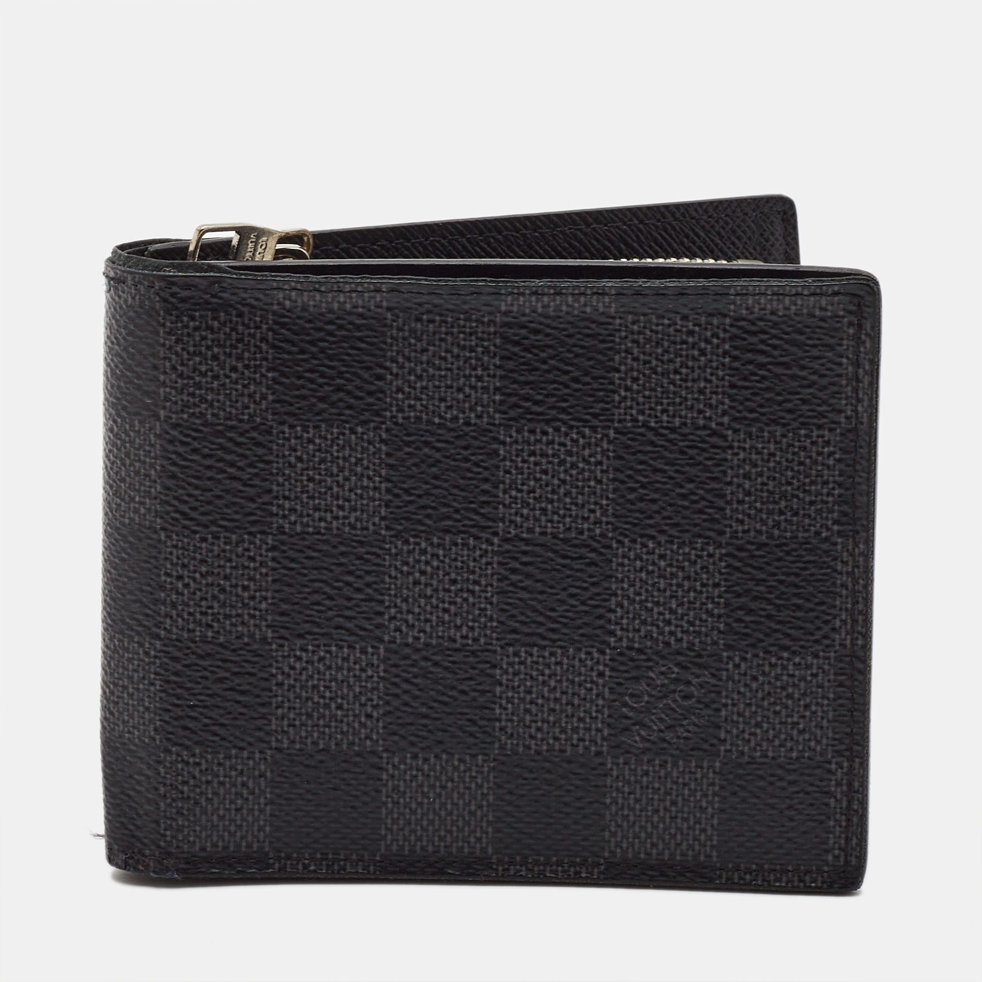 

Louis Vuitton Damier Graphite Canvas Bifold Wallet, Black