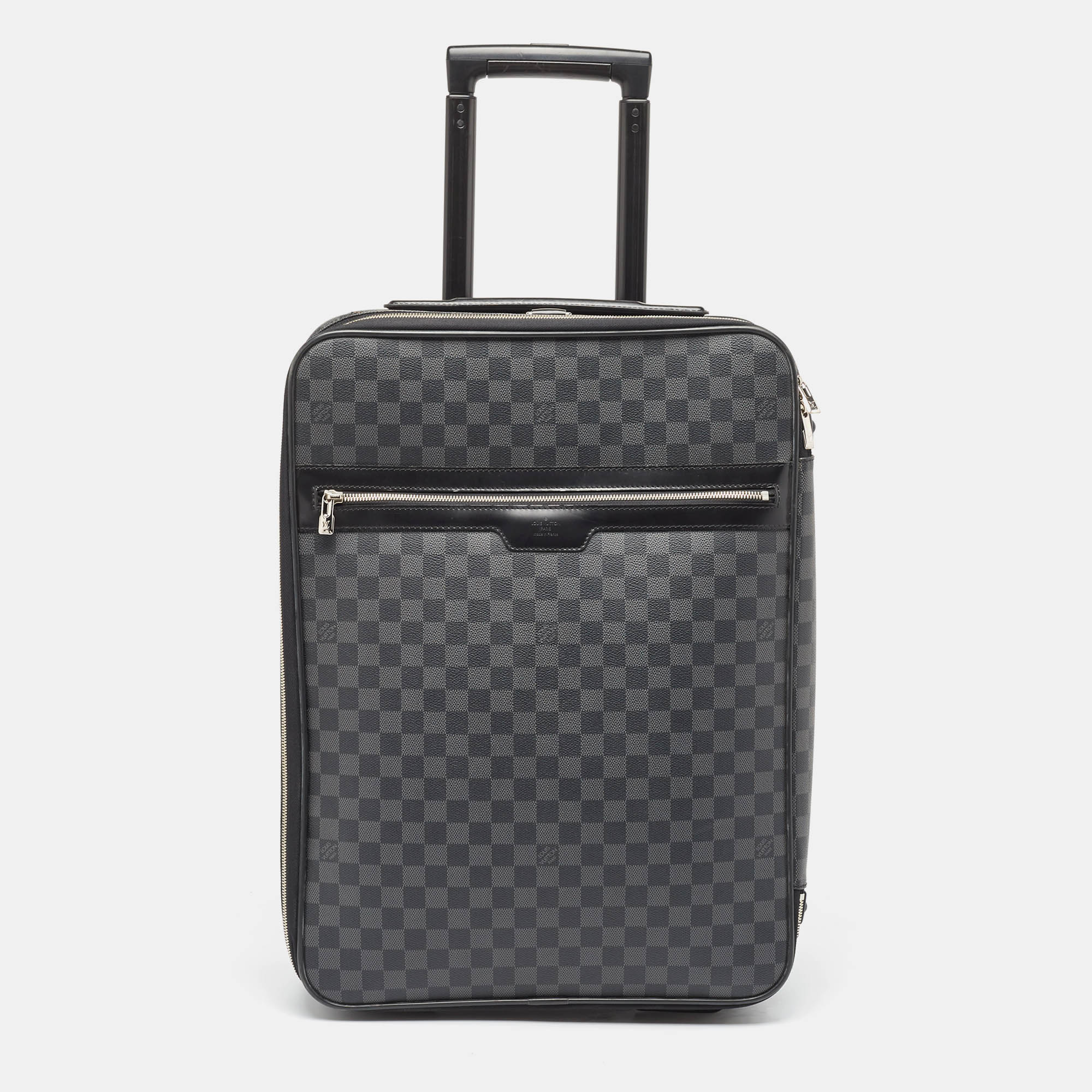 

Louis Vuitton Damier Graphite Canvas Pegase 55 Luggage, Black