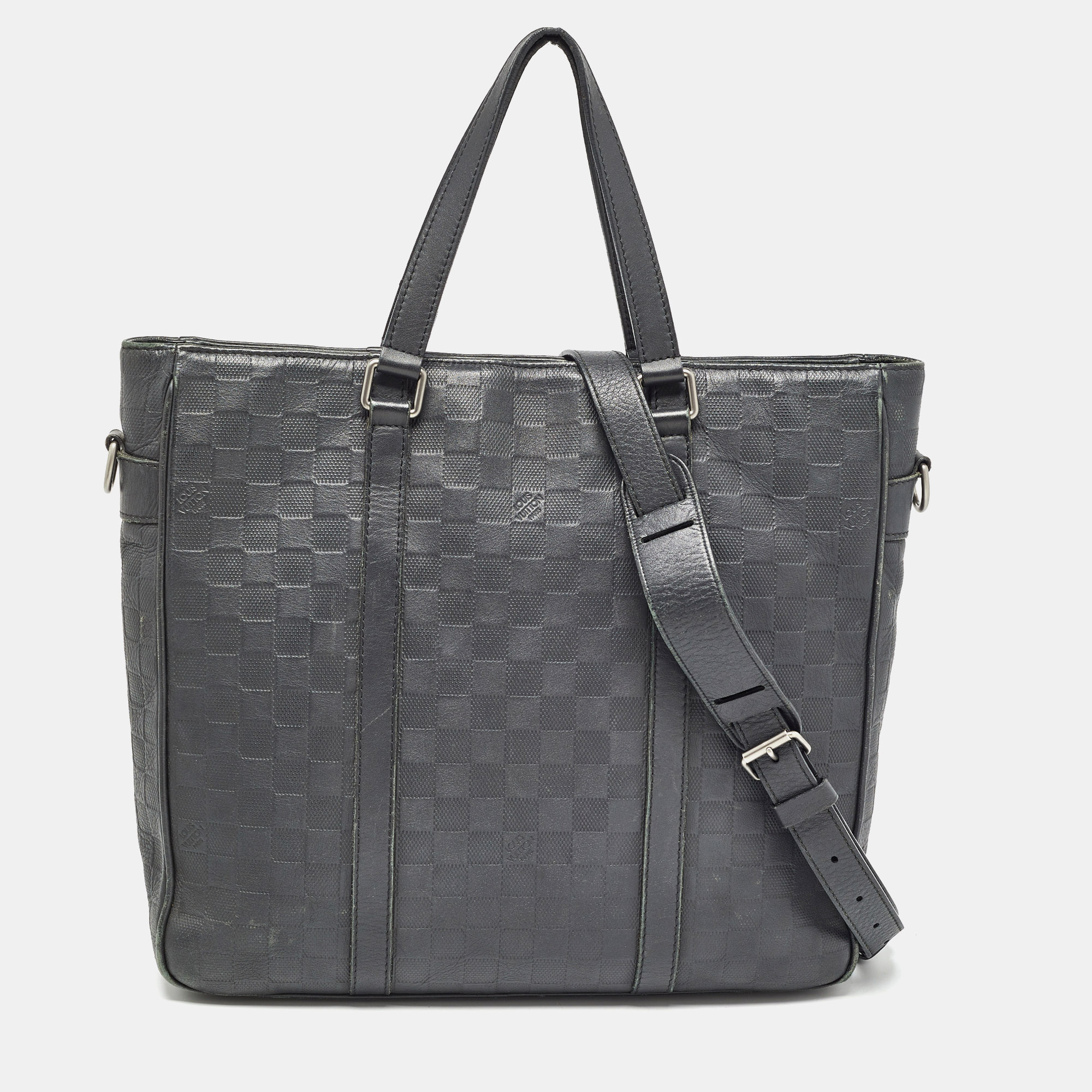 

Louis Vuitton Damier Infini Leather Tadao Bag, Black