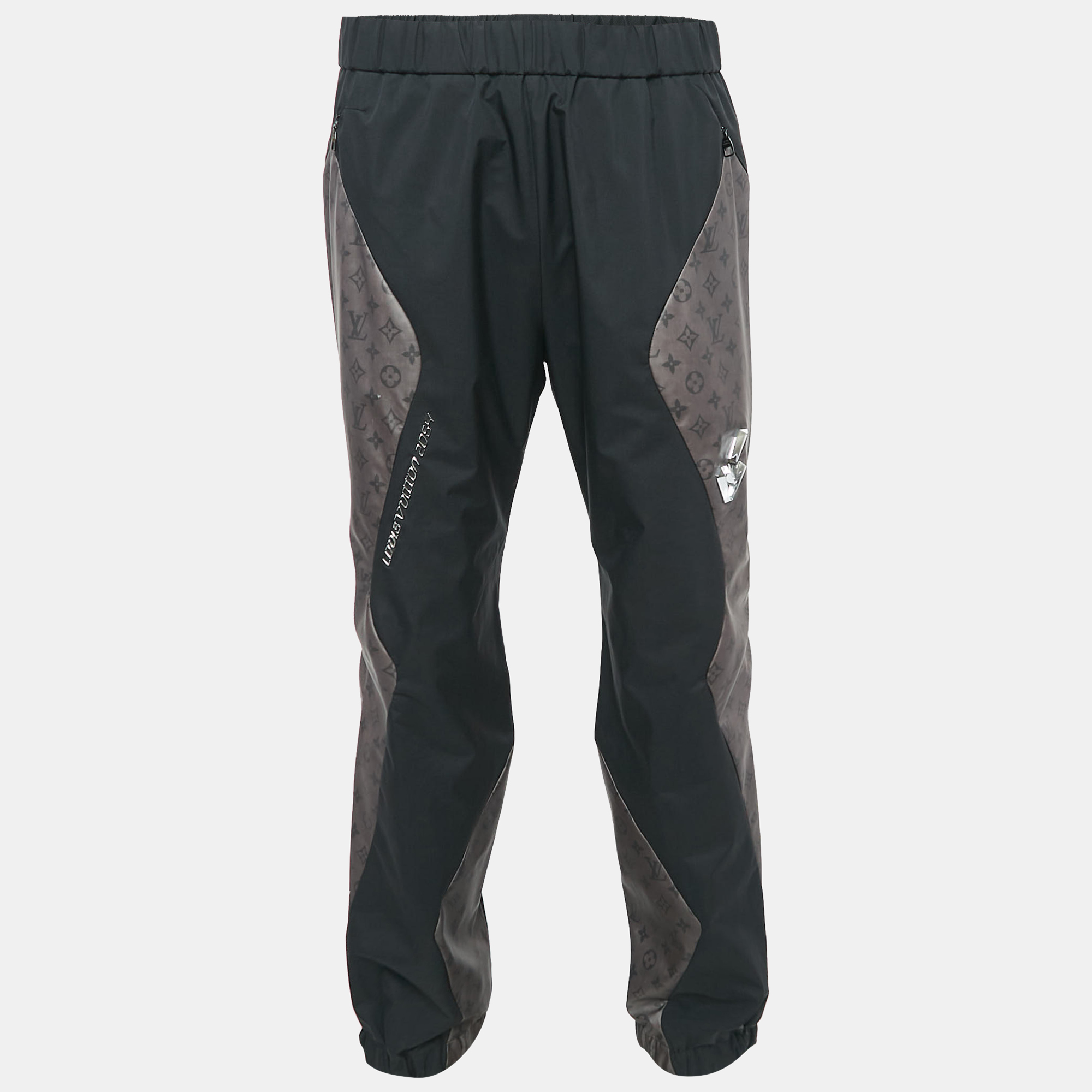 

Louis Vuitton Black Monogram 2054 Synthetic Sporty Pants M