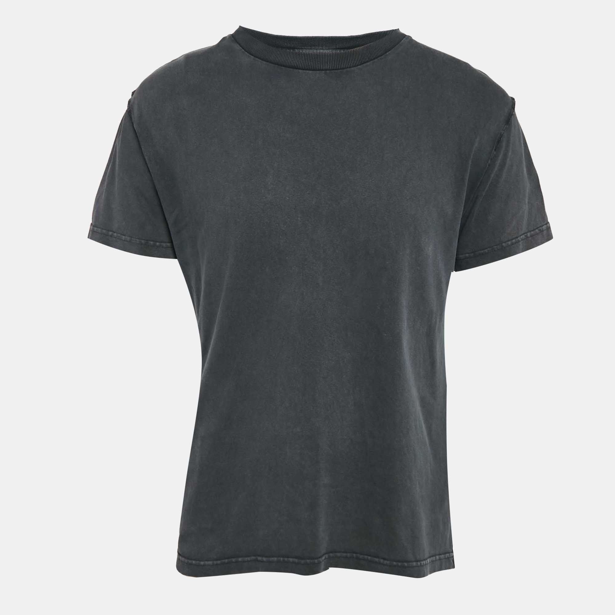 

Louis Vuitton Grey Cotton Inside-Out Sleeve T-Shirt S