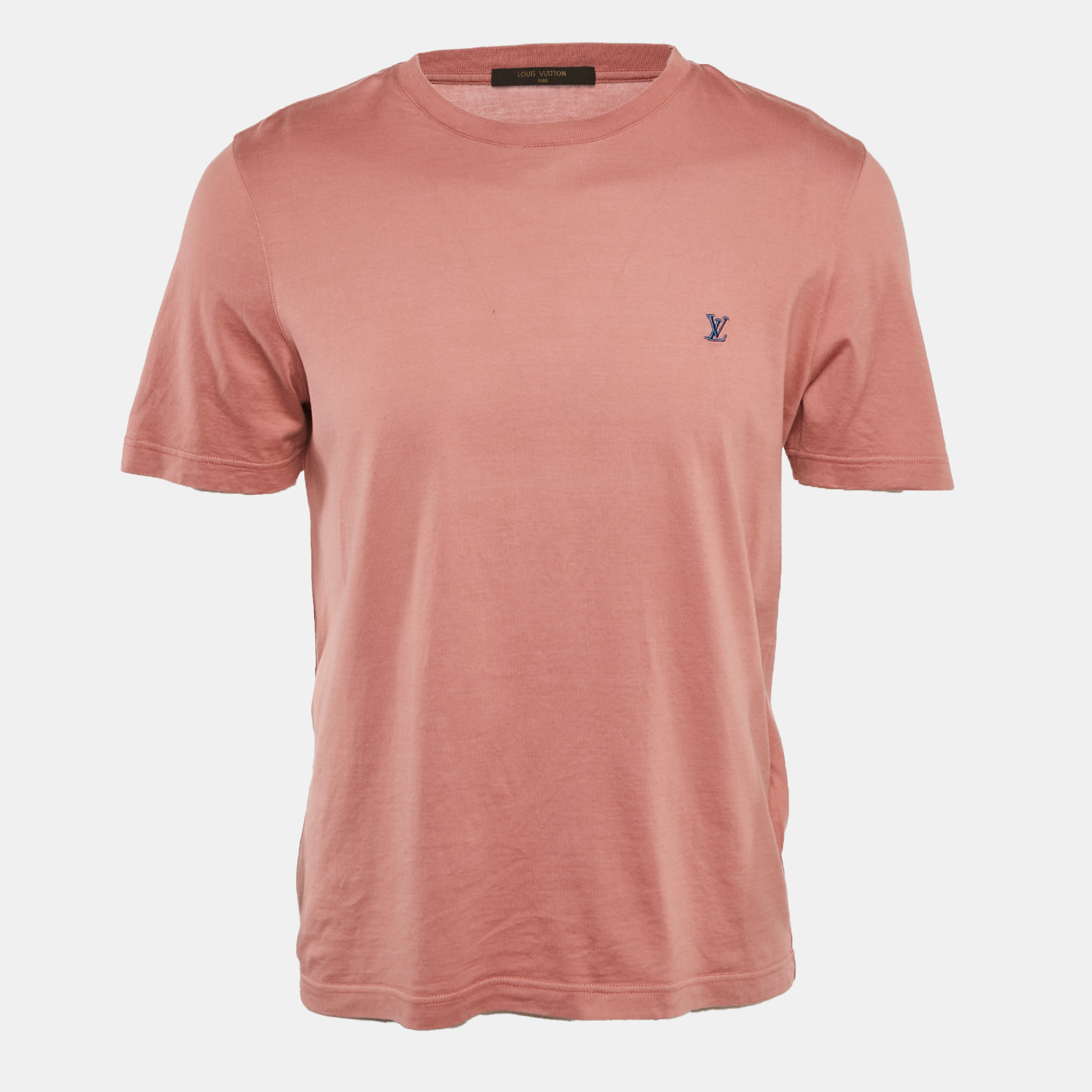 

Louis Vuitton Pink Jersey Crew Neck T-Shirt M