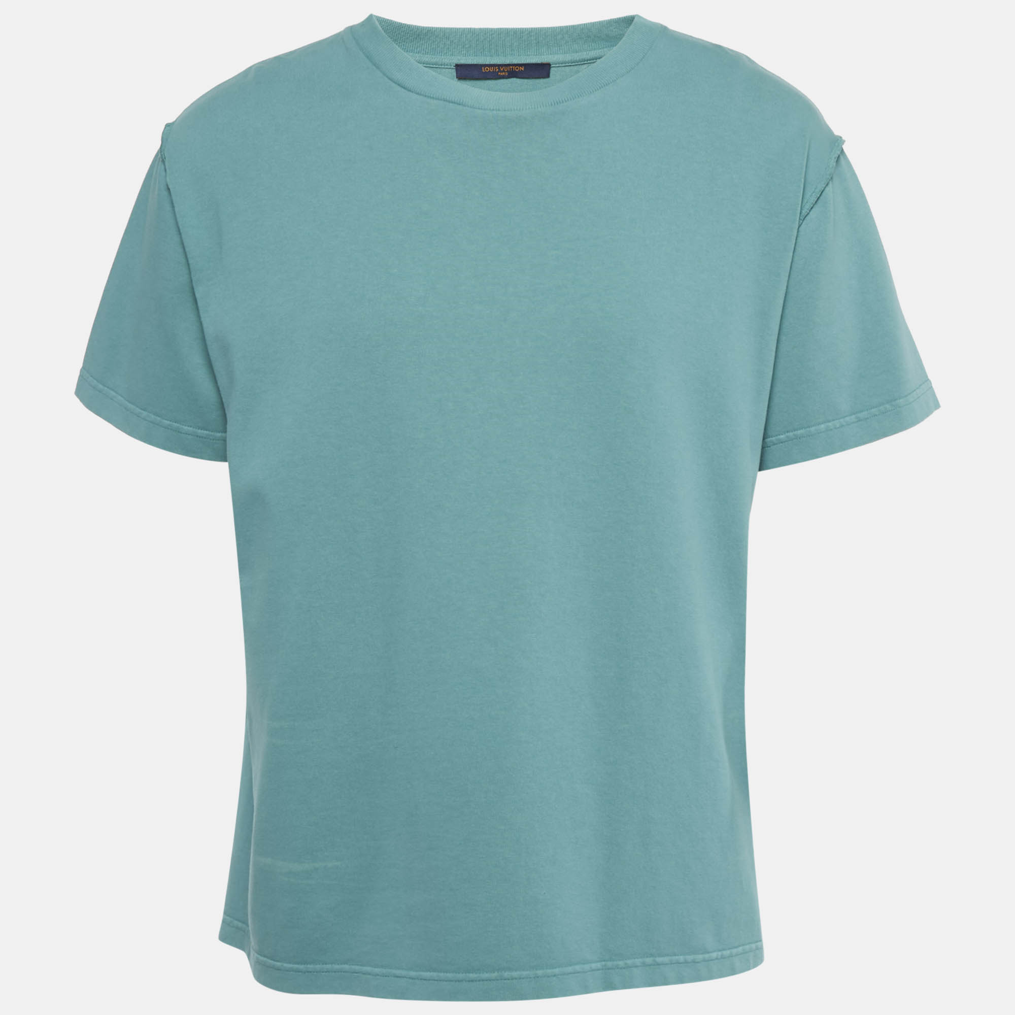 

Louis Vuitton Aqua Green Cotton T-Shirt