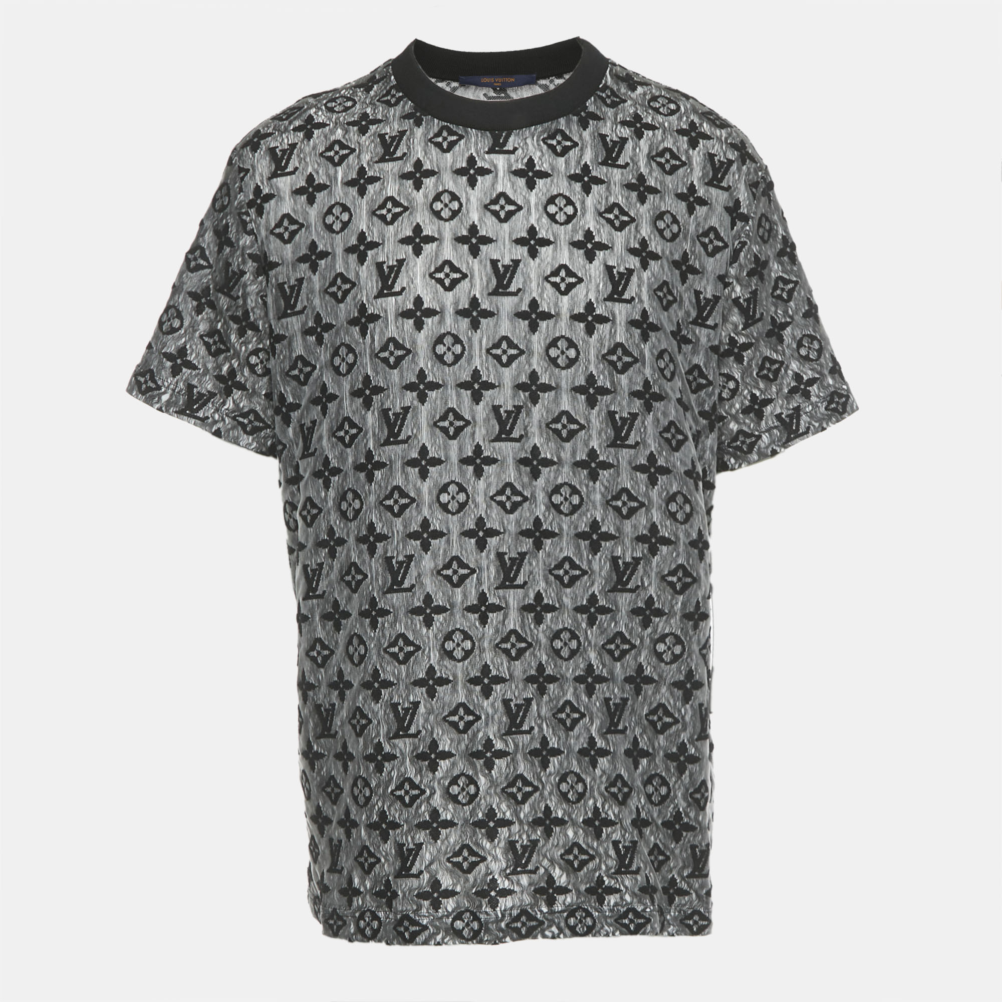 

Louis Vuitton Black Monogram Mesh T-Shirt XXL