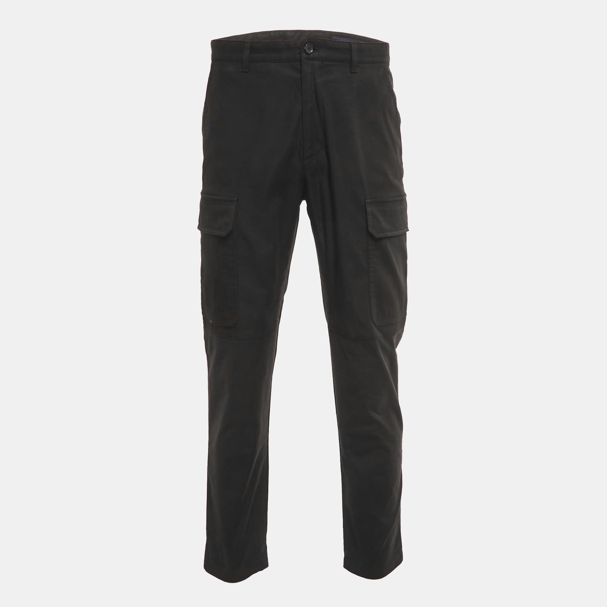 

Louis Vuitton Black Cotton Cargo Pants M