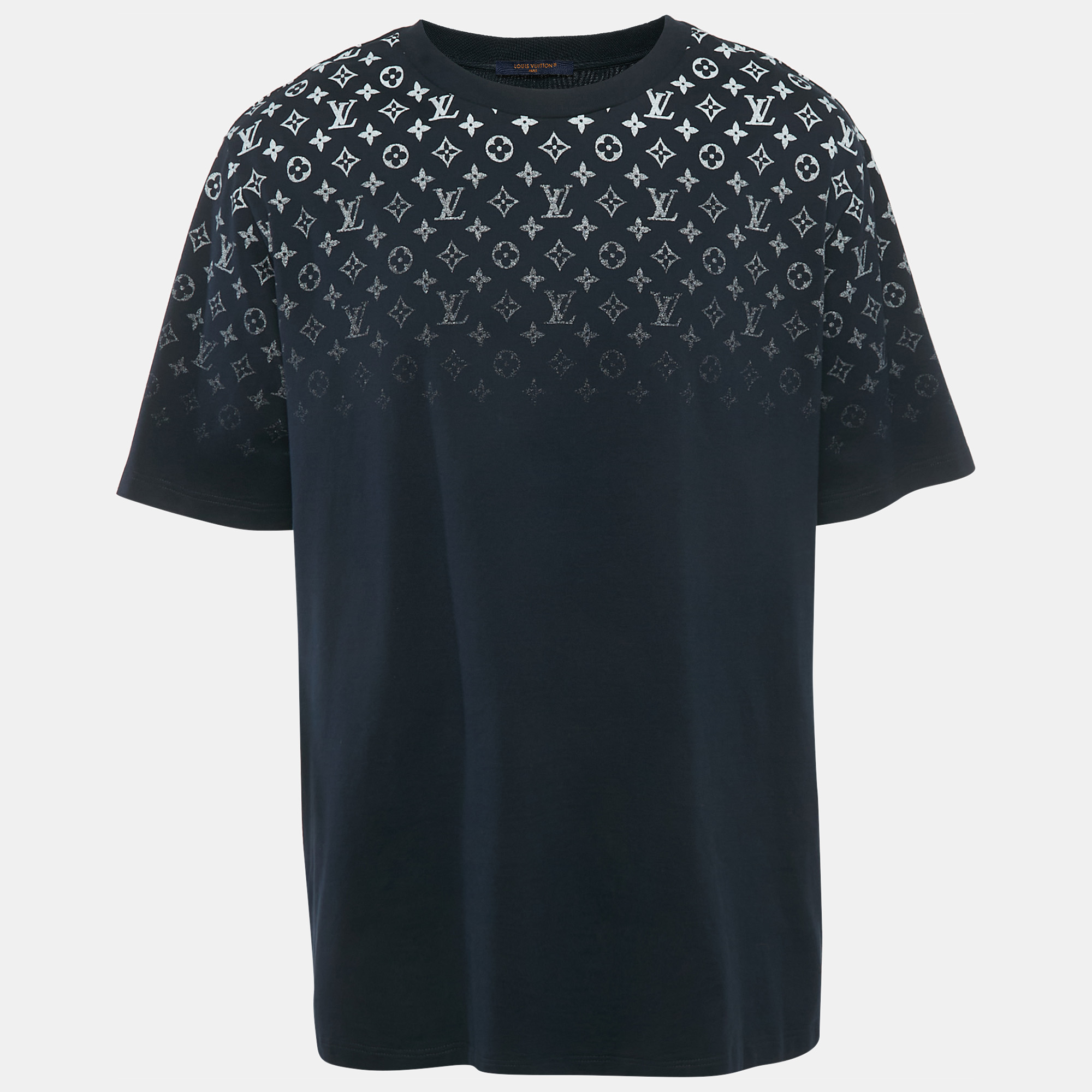 

Louis Vuitton Navy Blue Monogram Gradient Jersey T-Shirt 5L