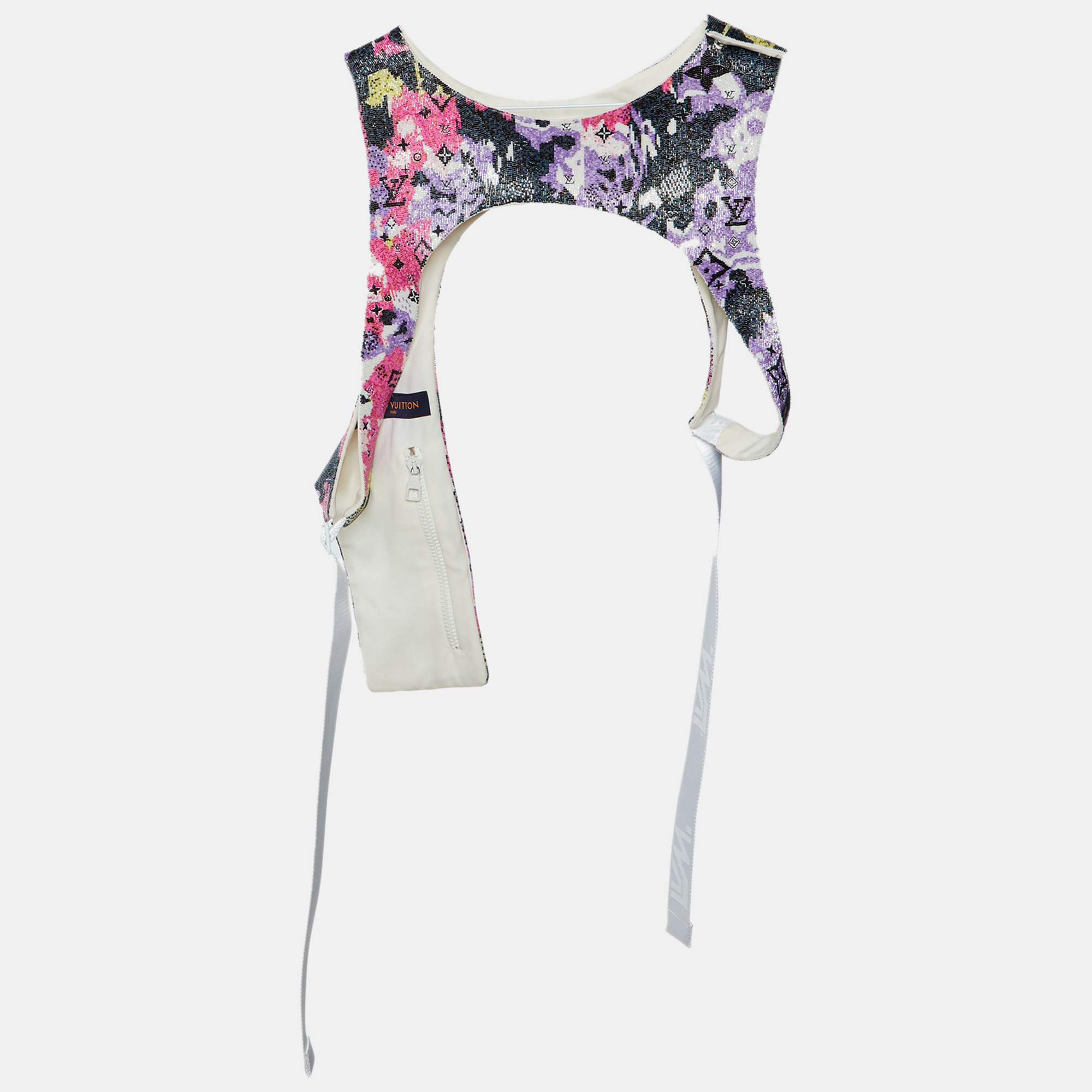 

Louis Vuitton Multicolour Monogram Beaded Harness Vest M, Multicolor