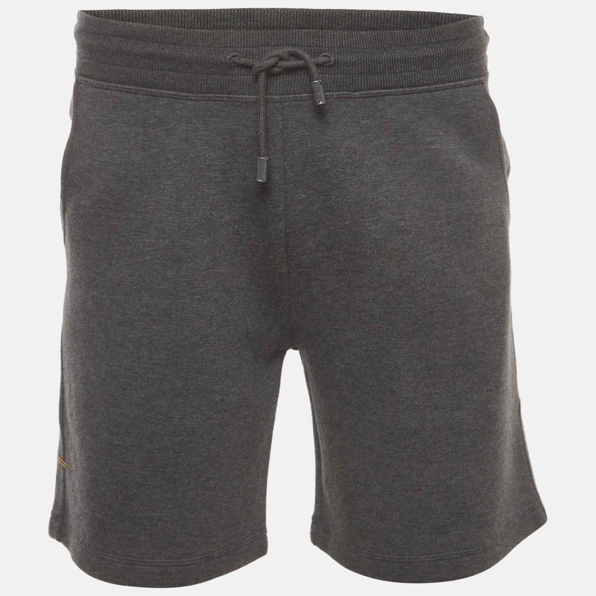 

Louis Vuitton Grey Jersey Drawstring Sweatshorts S