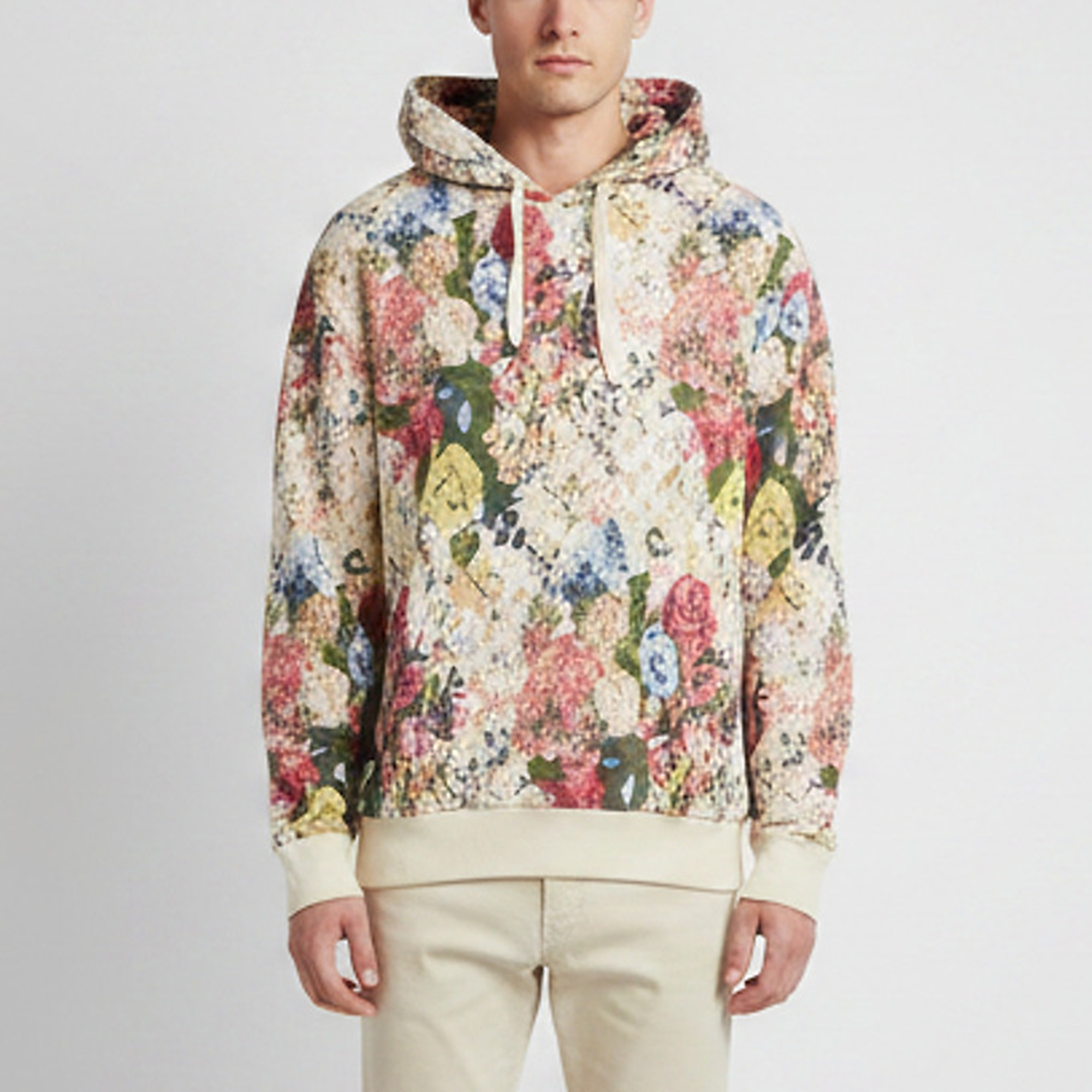 

Louis Vuitton Multicolor Monogram Print Long Sleeve Hoodie XL