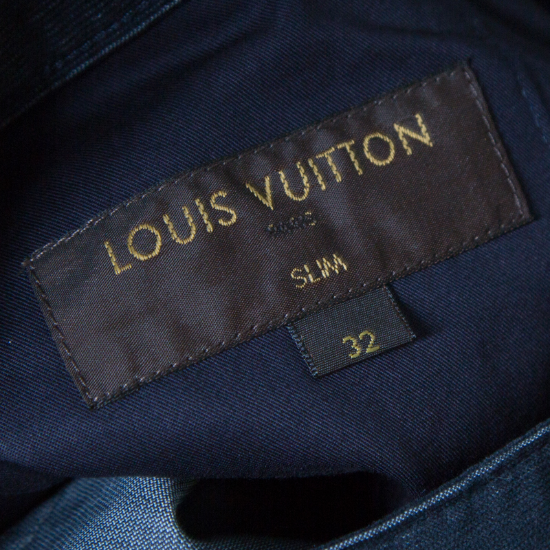 Louis Vuitton Marine Slim Fit Corduroy Denim Pants M Louis Vuitton | The  Luxury Closet