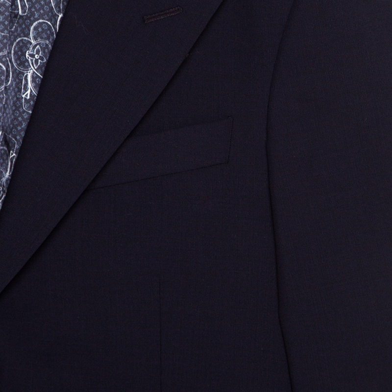 Louis Vuitton Uniforms Luxury Wool Suit Prime Navy Blue Jacket
