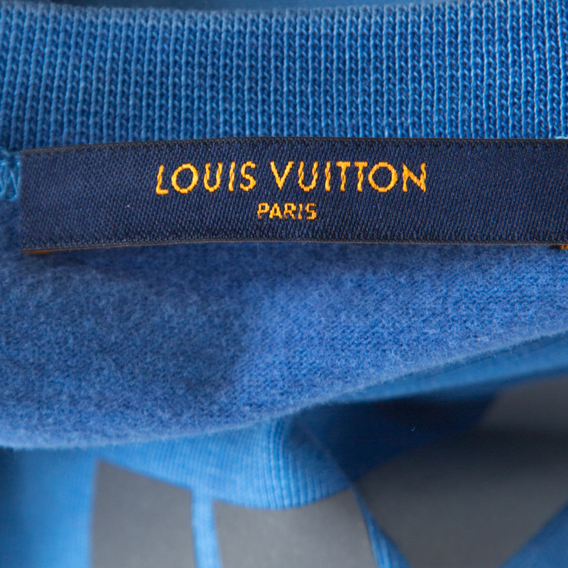 Louis Vuitton Oversize Reflective Logo T-Shirt w/ Tags - Blue T-Shirts,  Clothing - LOU263101