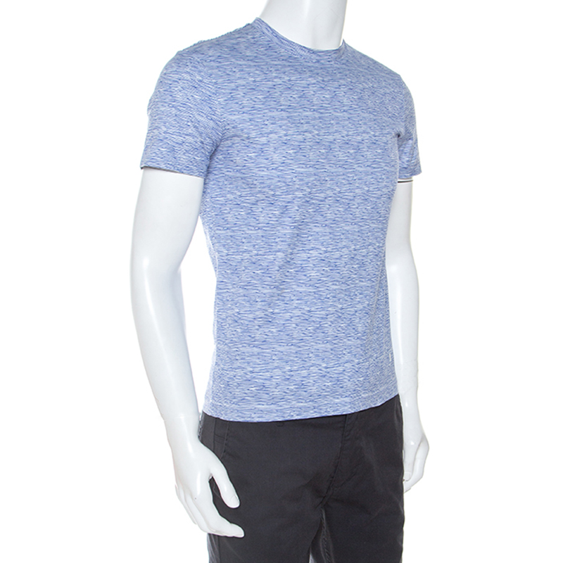 

Louis Vuitton Blue Printed Cotton T-Shirt