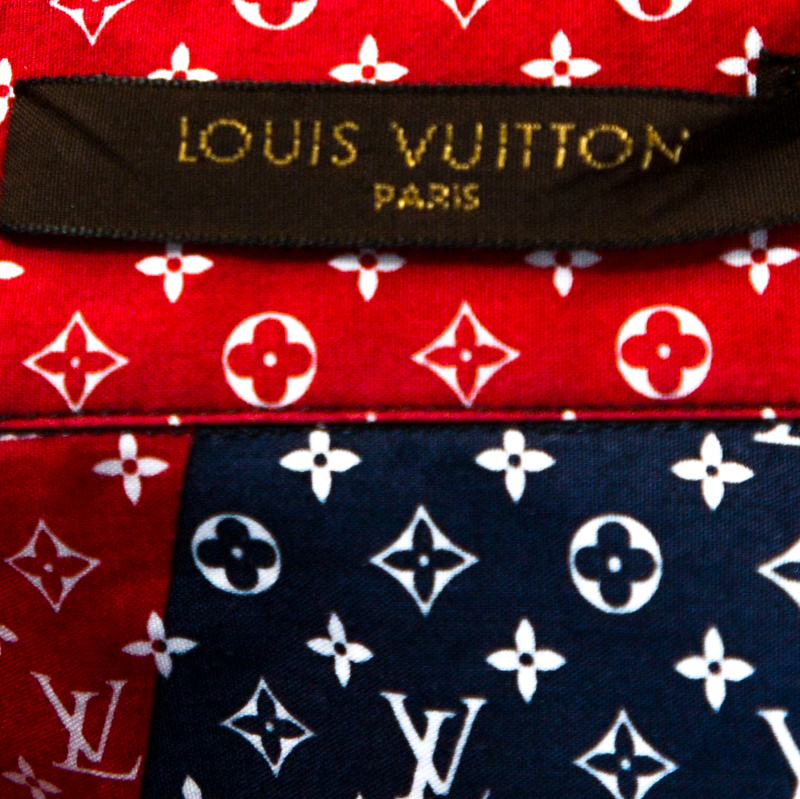 Louis Vuitton Multicolor Cotton Acapulco Long Sleeve Shirt M Louis