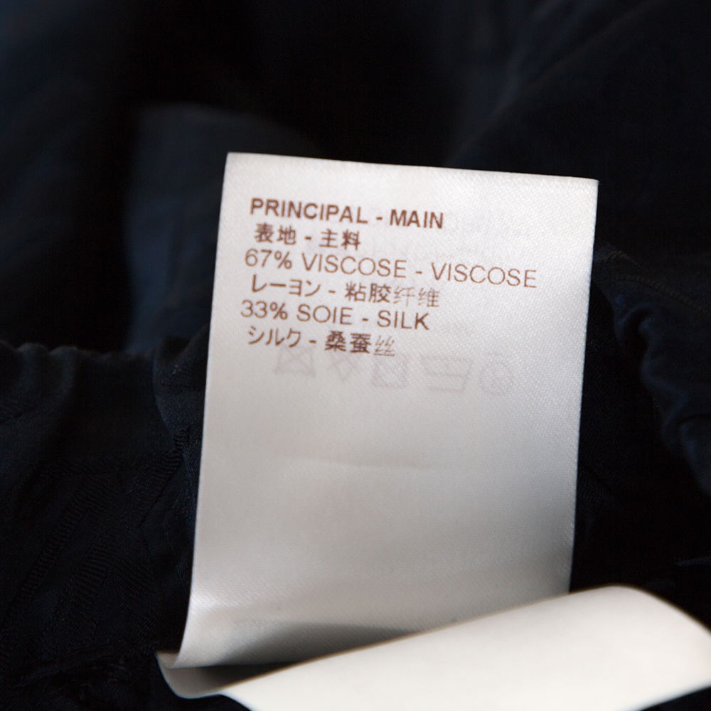 Louis Vuitton x Supreme Navy Blue Monogram Jacquard Satin Pajama Shirt L  Louis Vuitton | The Luxury Closet