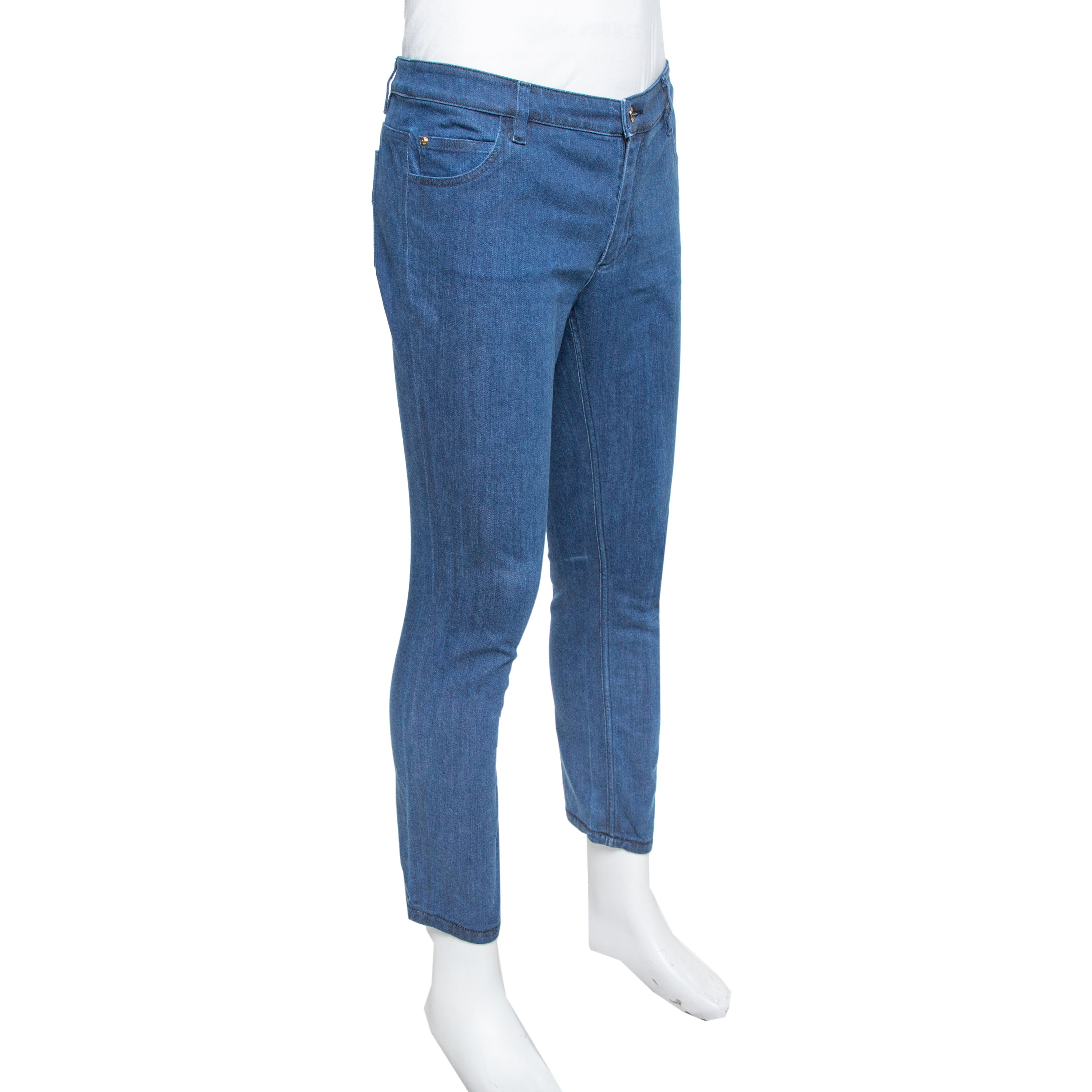 

Louis Vuitton Blue Denim Straight Fit Jeans