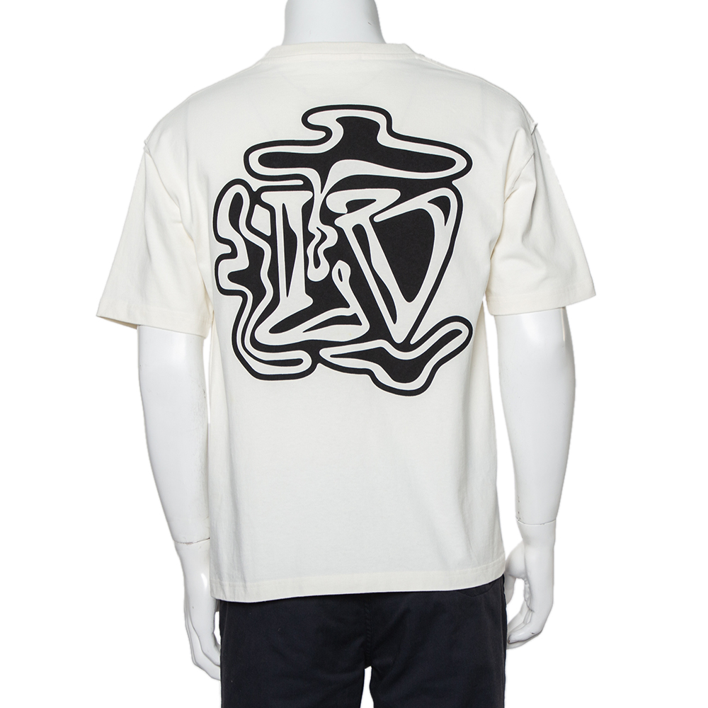 Louis Vuitton White Smoke Logo T-Shirt
