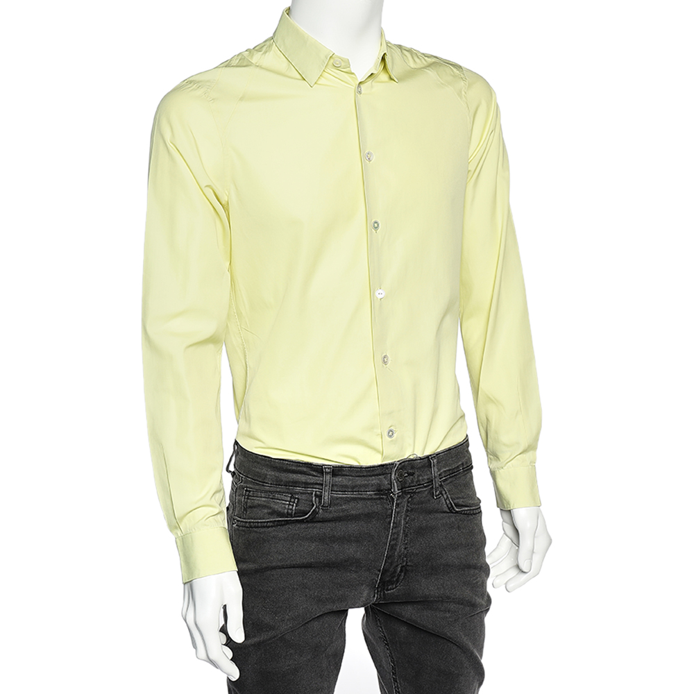 

Louis Vuitton Yellow Cotton Long Sleeve Shirt