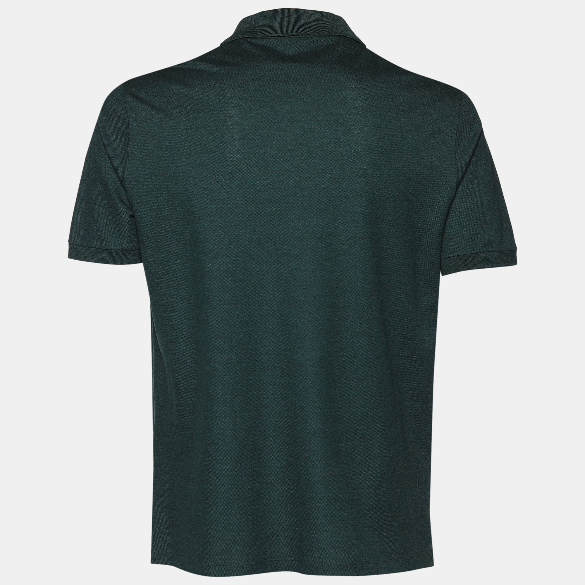 

Louis Vuitton Green Cotton Pique Polo T-Shirt