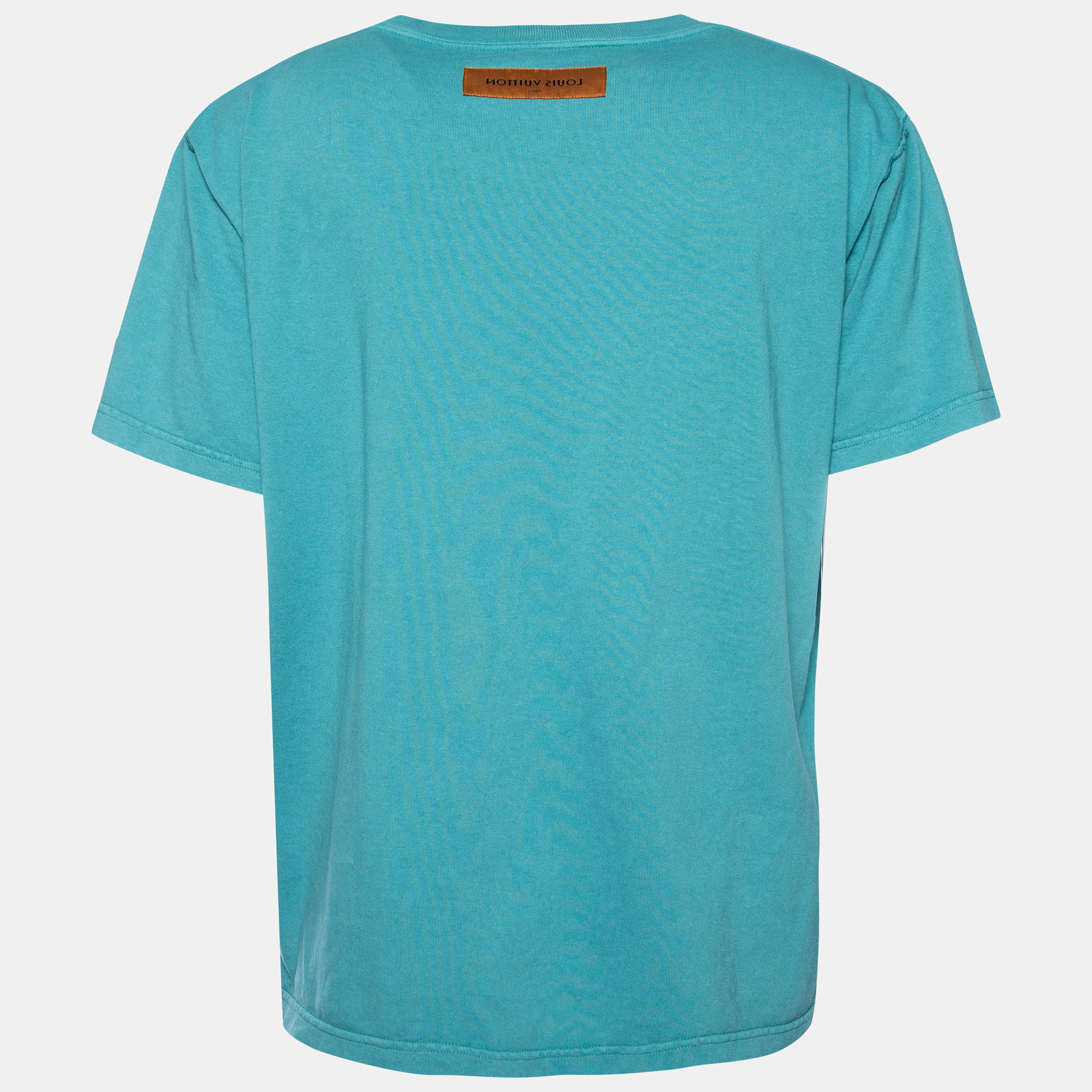 

Louis Vuitton Green Terry Knit Oversized T-Shirt