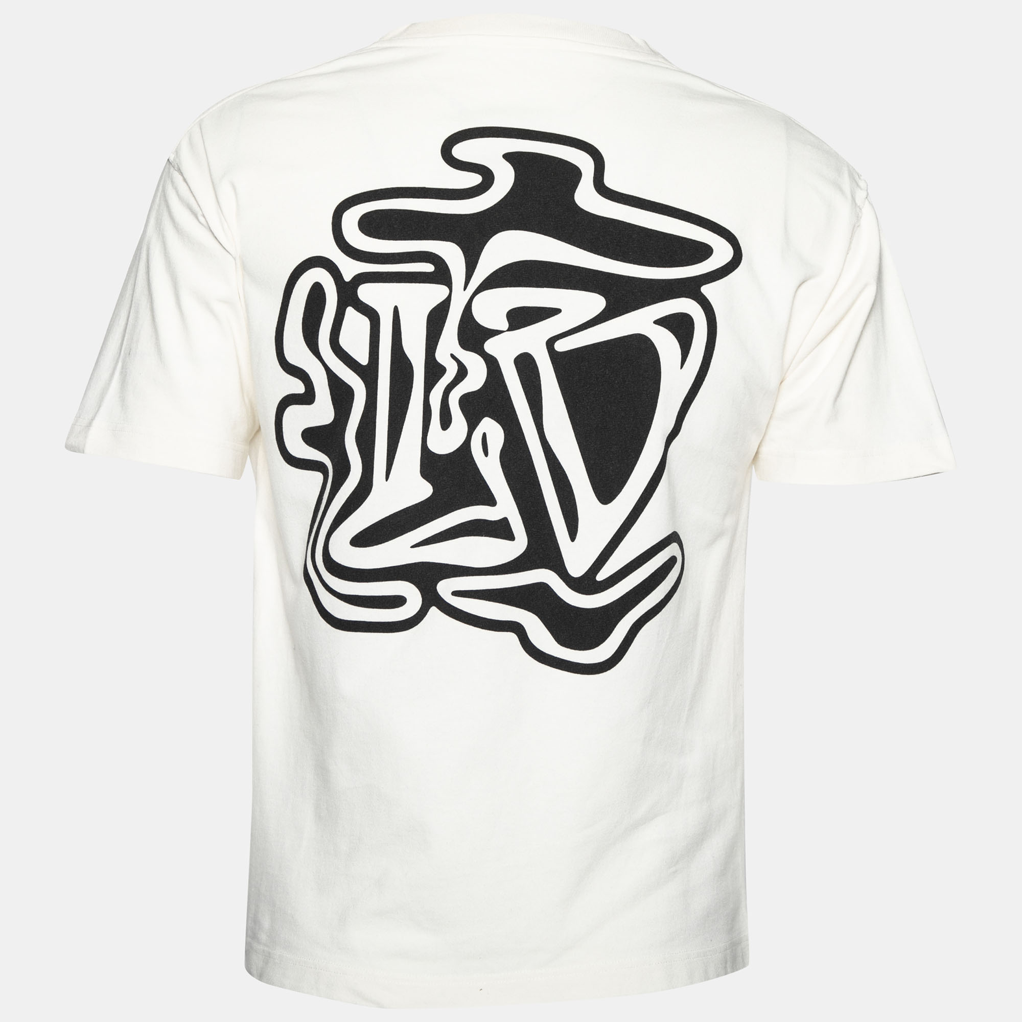 

Louis Vuitton White Cotton Smoke Printed T-Shirt