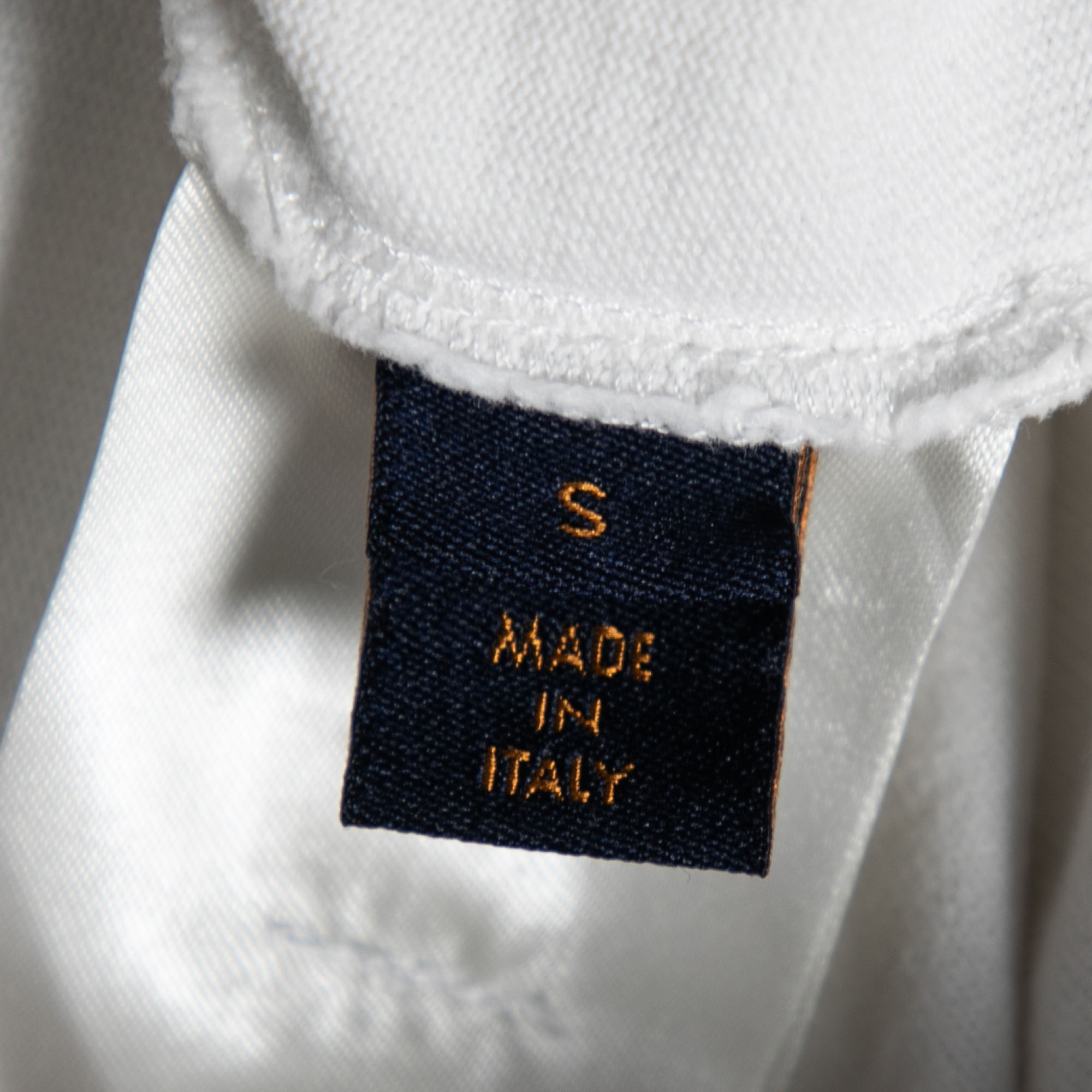 Louis Vuitton White Cotton Inside Out Long Sleeve Crew Neck T-Shirt S Louis  Vuitton | The Luxury Closet