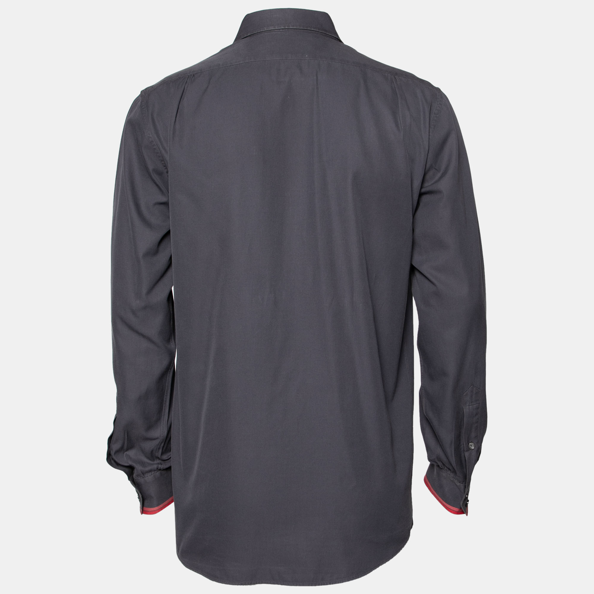 

Louis Vuitton Grey Cotton Long Sleeve Shirt