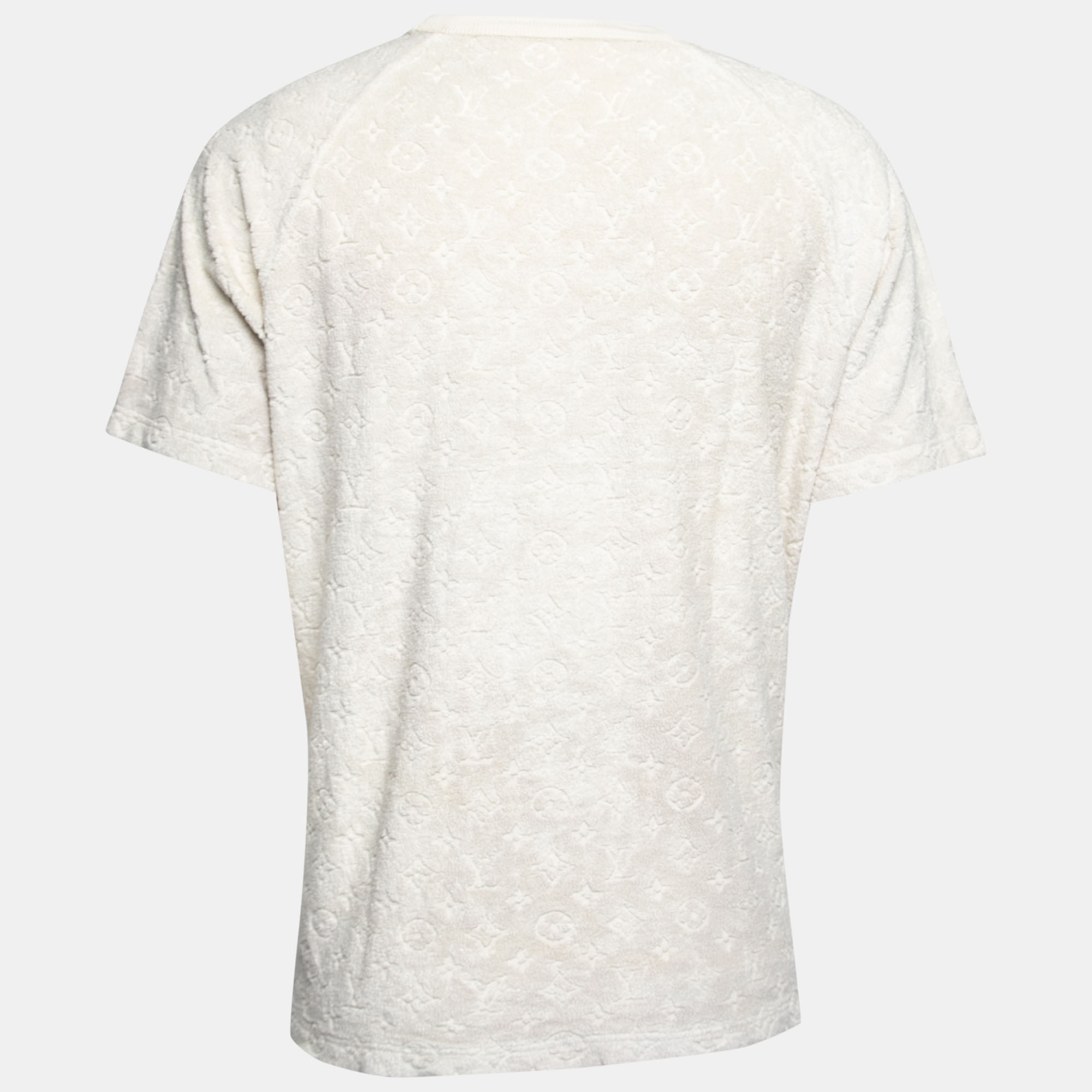 

Louis Vuitton White Monogram Cotton Toweling T-Shirt