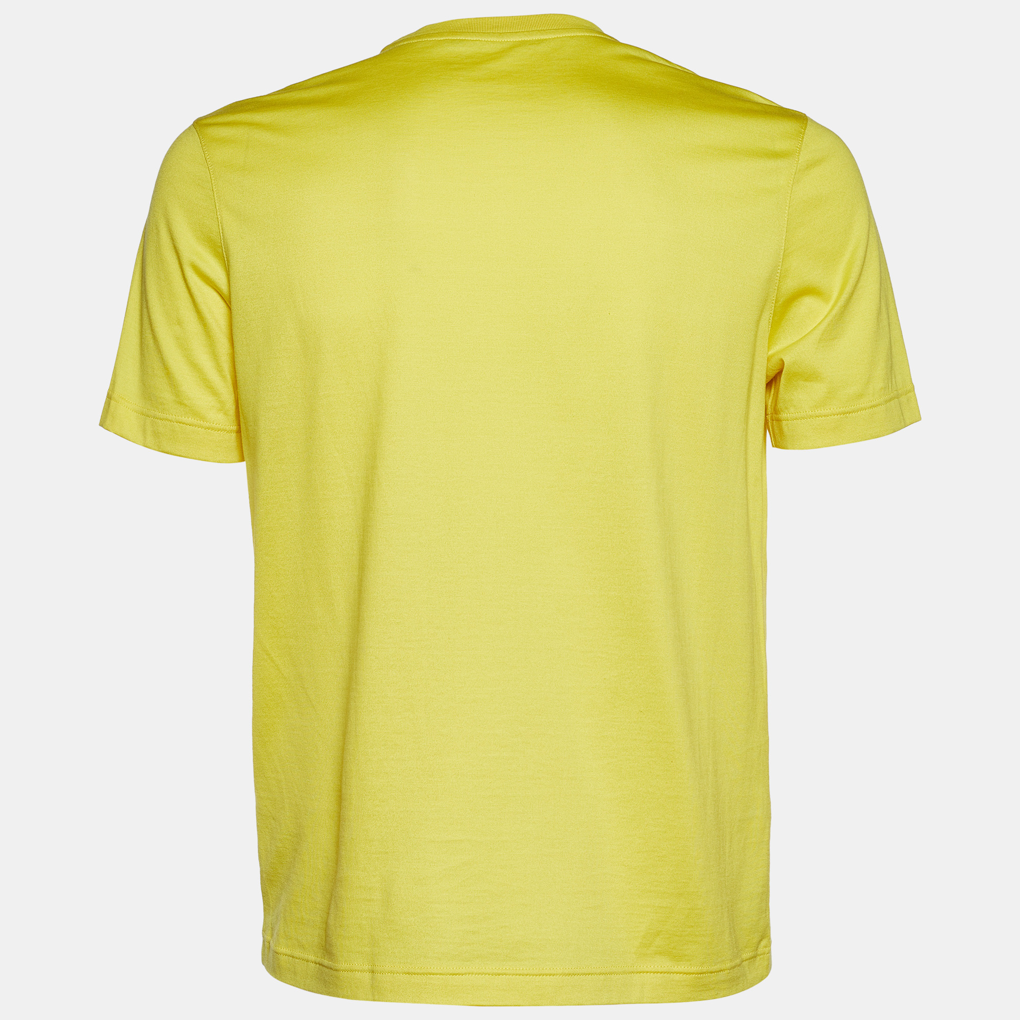 

Louis Vuitton Yellow Jersey Crew Neck T-Shirt