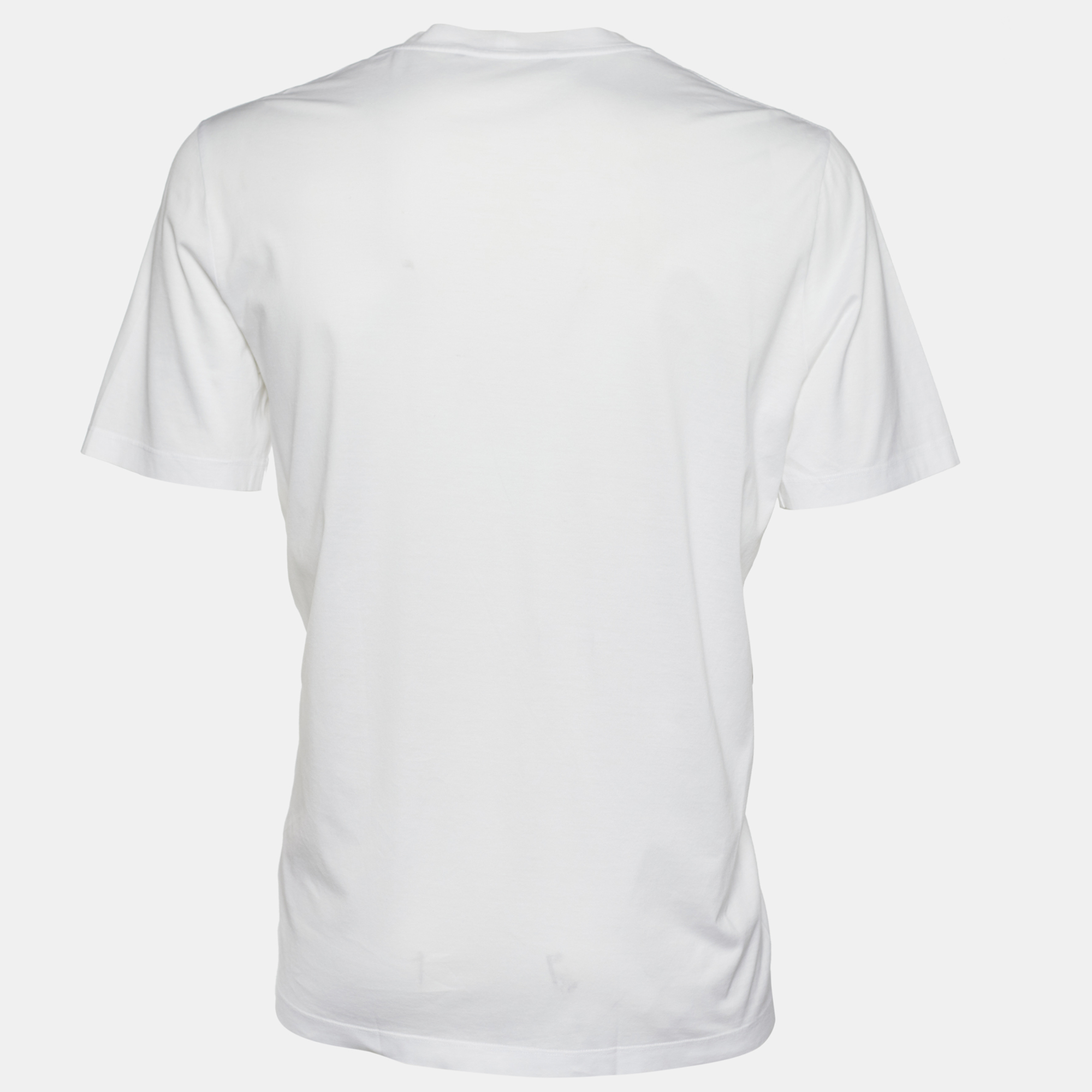 

Louis Vuitton White Jersey Paint Splatter Print T-Shirt