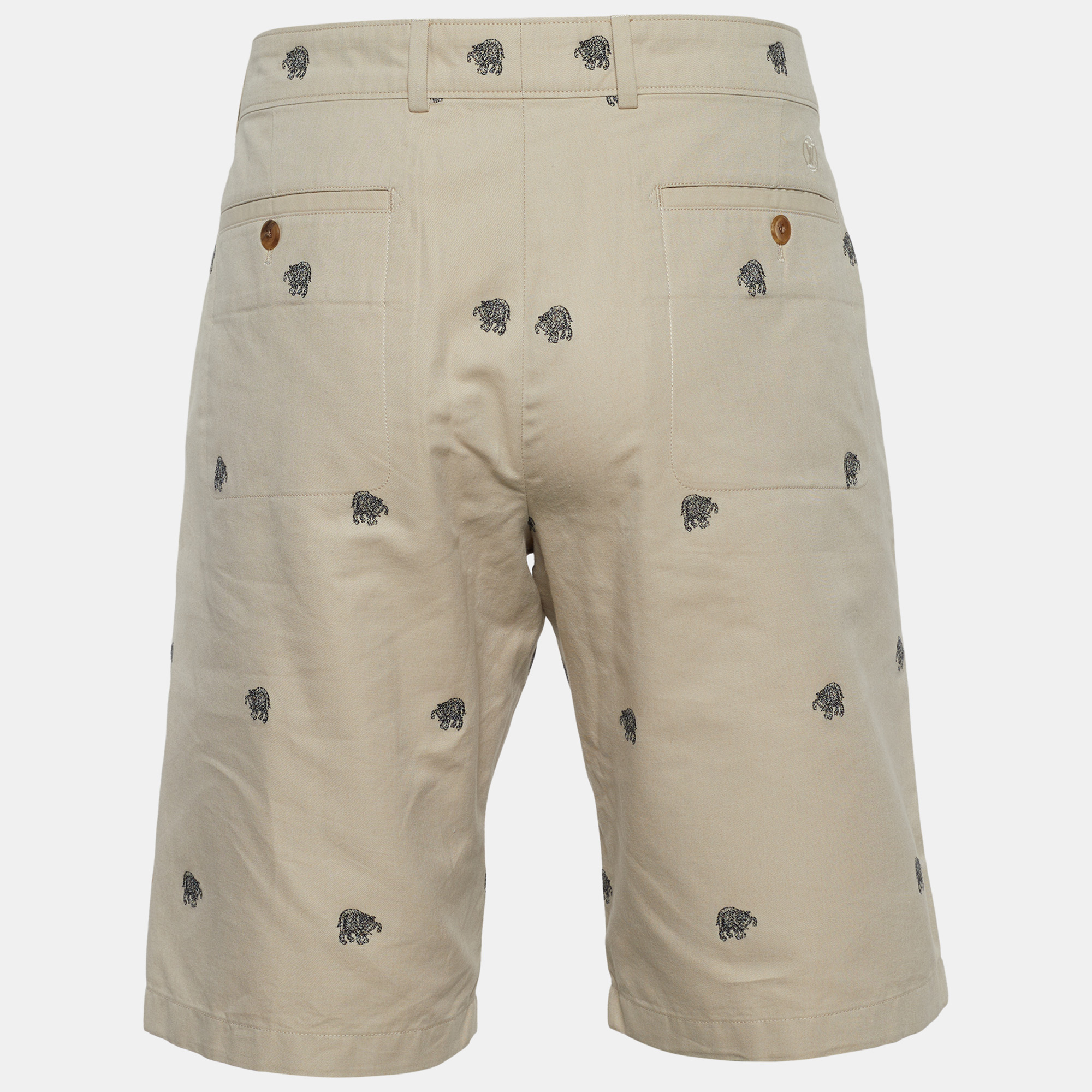 

Louis Vuitton x Chapman Brothers Beige Animal Pattern Cotton Shorts /Waist - 38