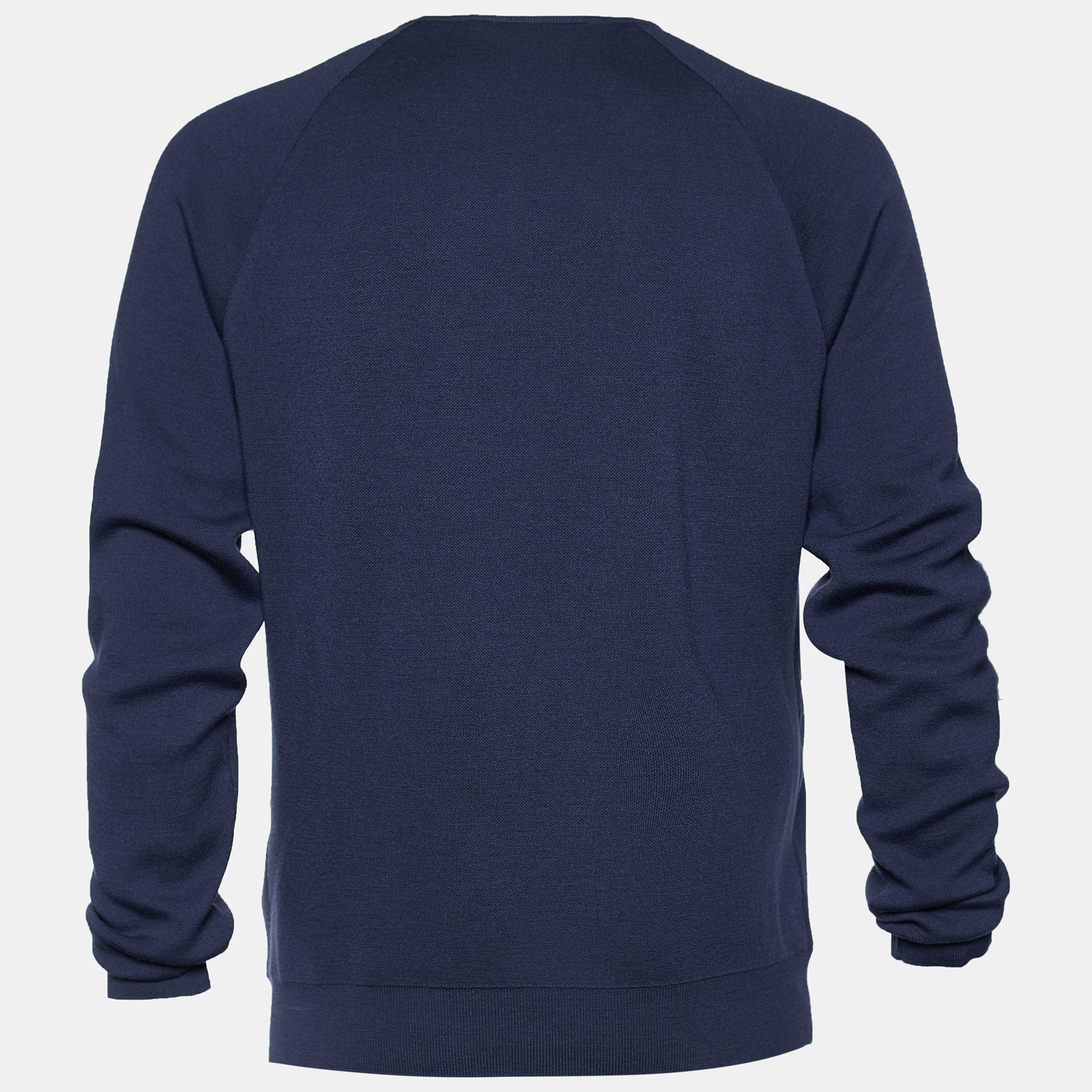 

Louis Vuitton Navy Blue Calfskin Paneled Pullover