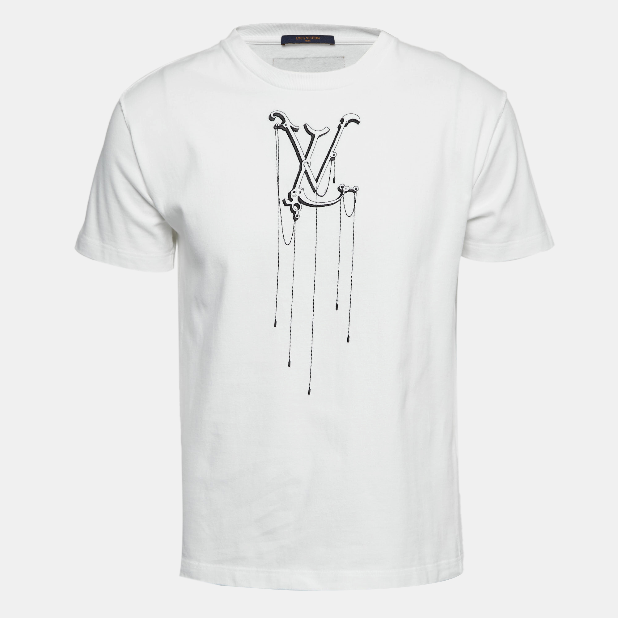 LOUIS VUITTON Logo Toweling City Raglan pile RM181M Short sleeve T-shirt