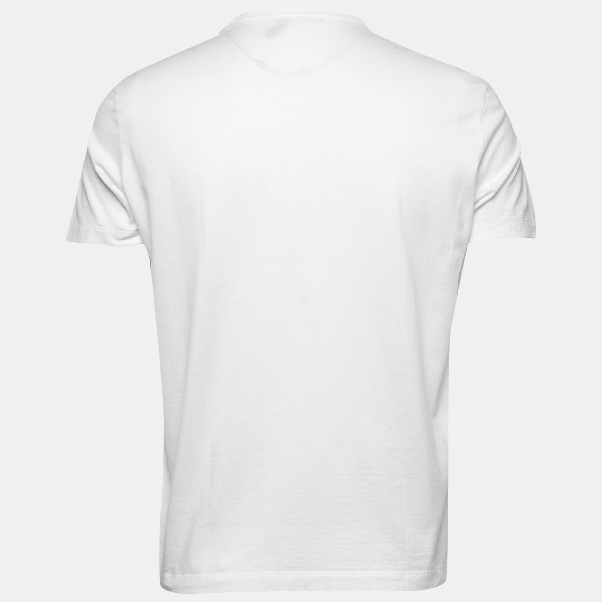 

Louis Vuitton X Supreme White Cotton Logo Print T-Shirt