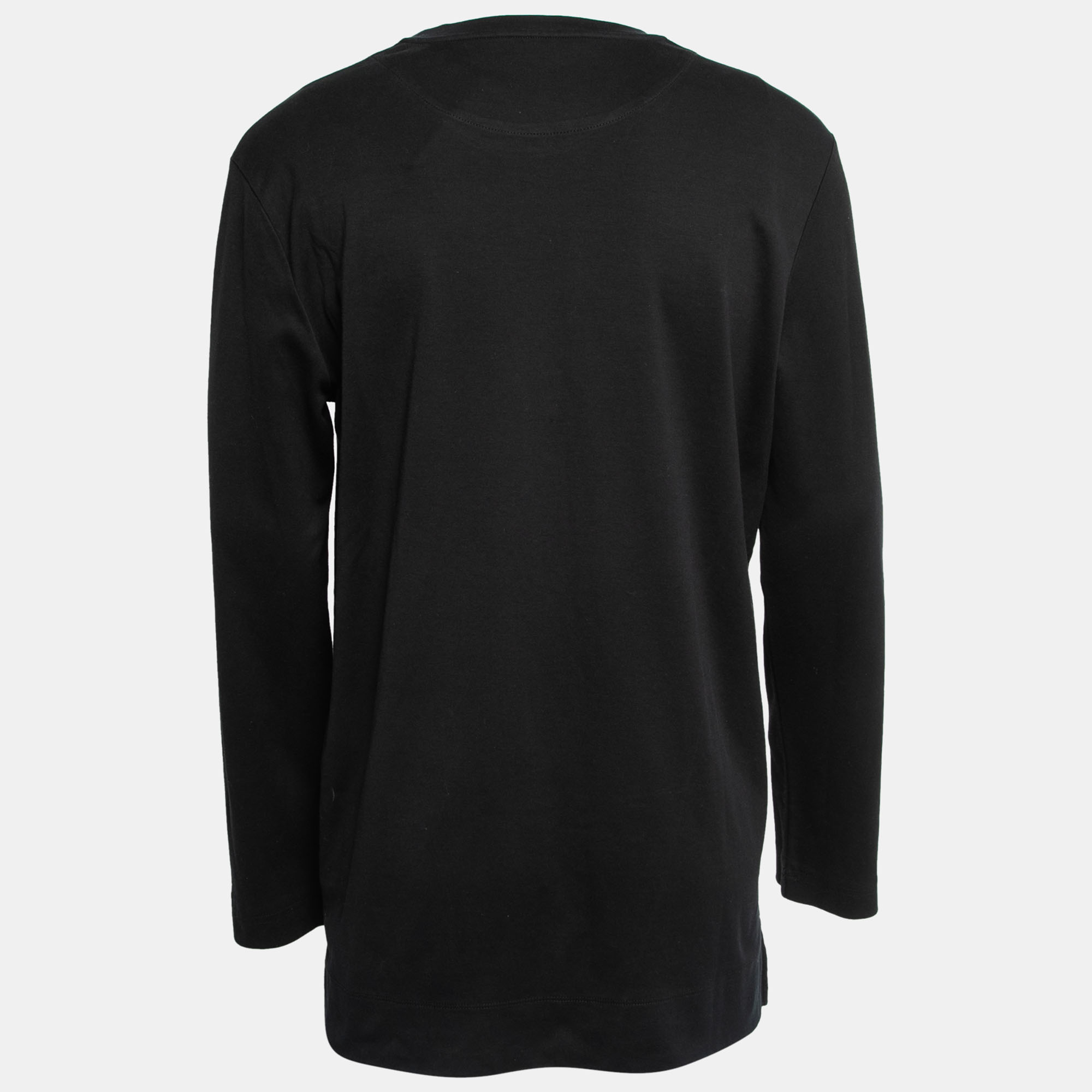 

Louis Vuitton Black Cotton Damier Pocket Detail Long Sleeve T-Shirt