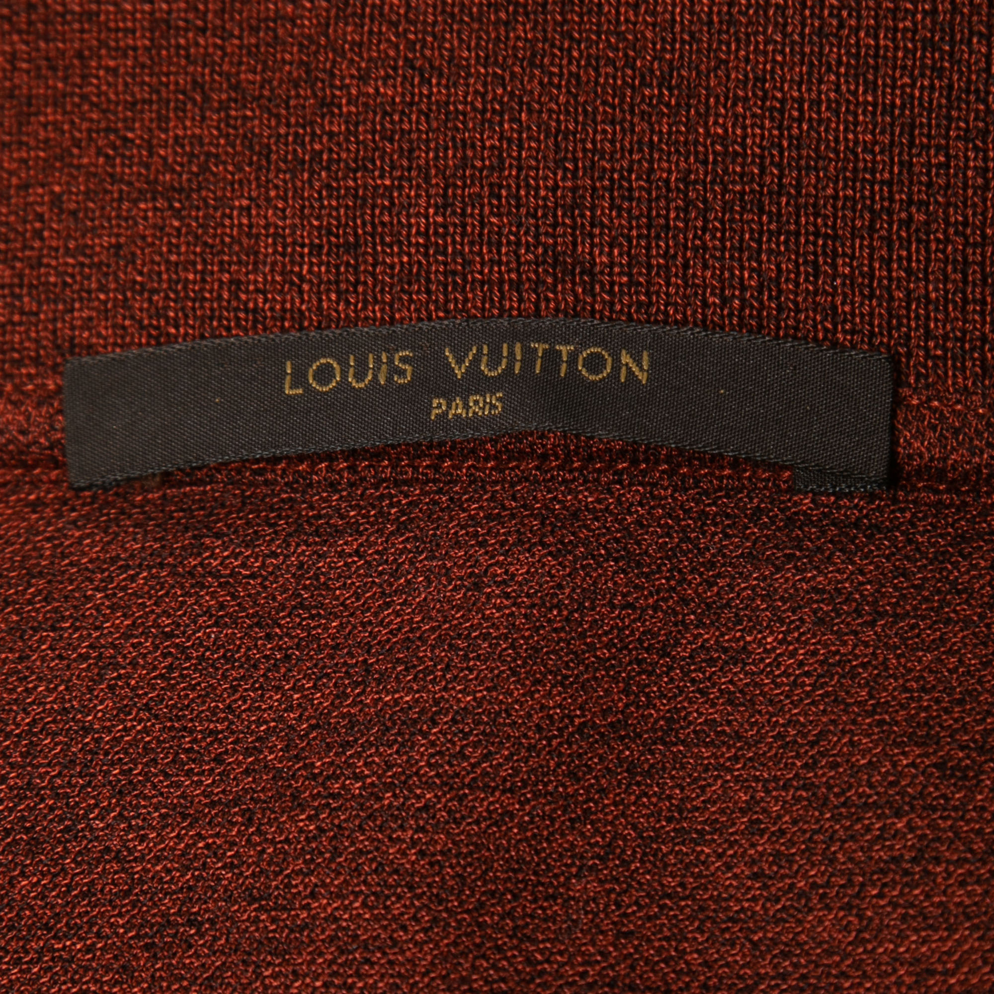 Louis Vuitton Brown Melange Cotton Polo T-Shirt S Louis Vuitton