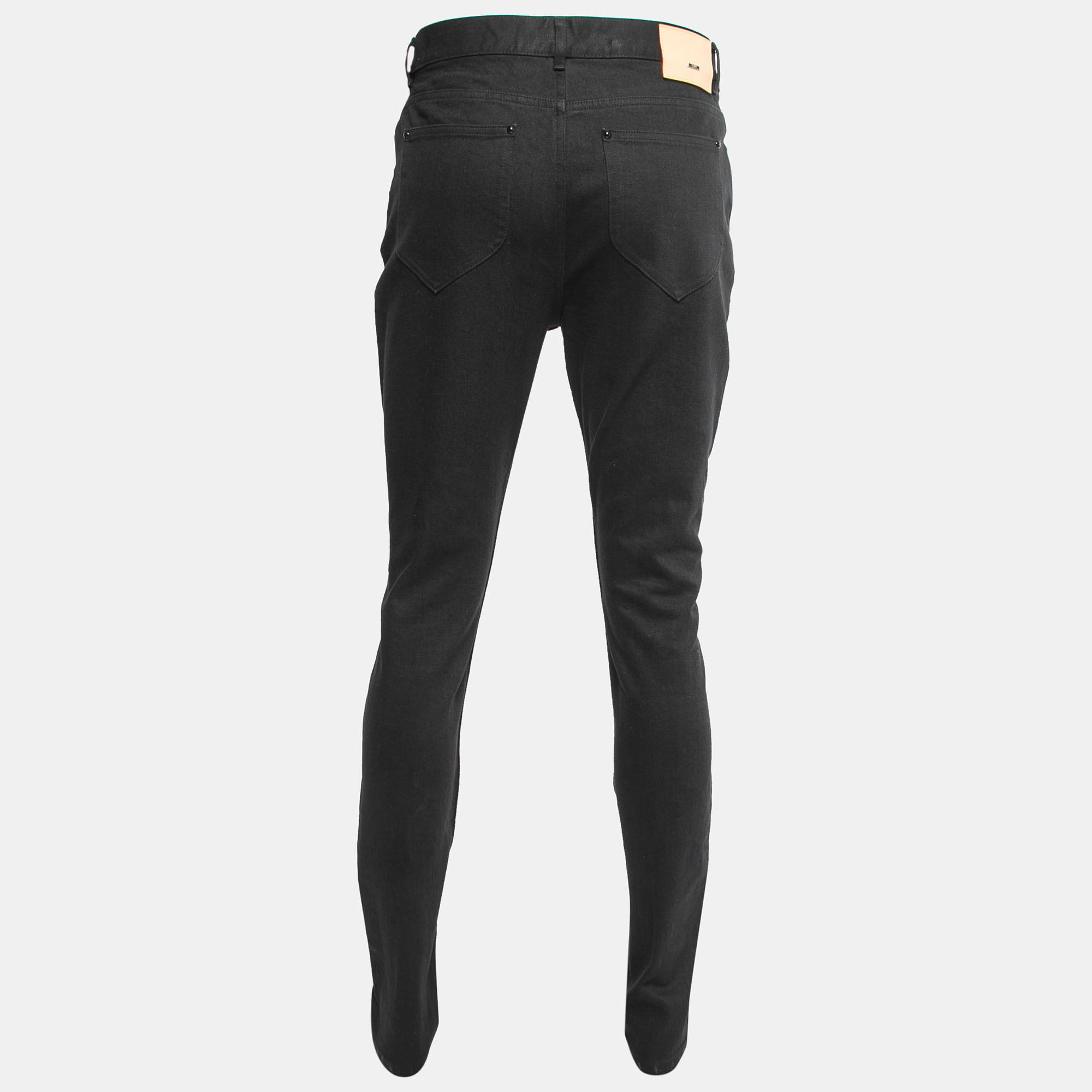 

Louis Vuitton Black Denim Straight Fit Jeans  Waist 34