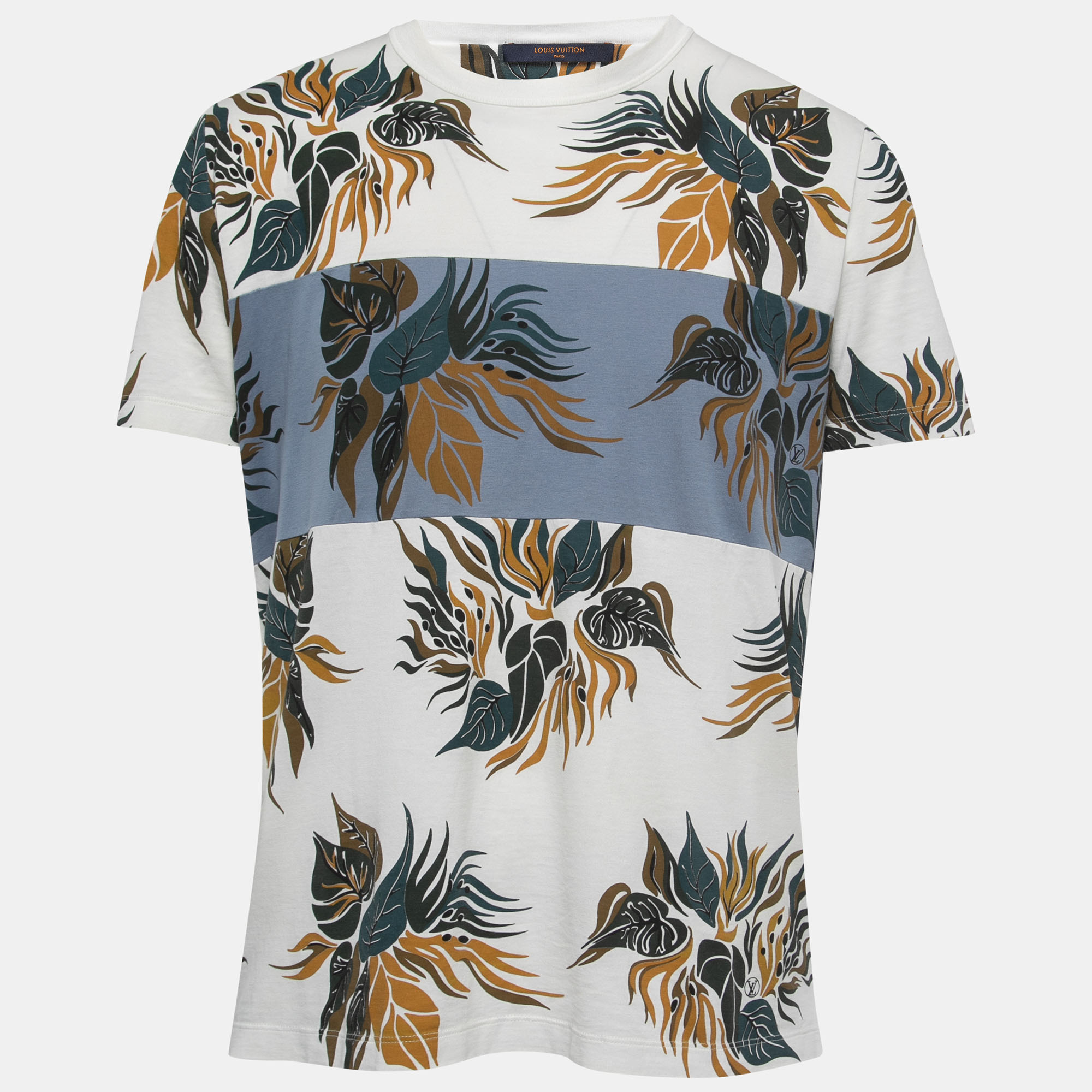 LV Clothing, Leaf Print Shirt, B-DEN-91172-131