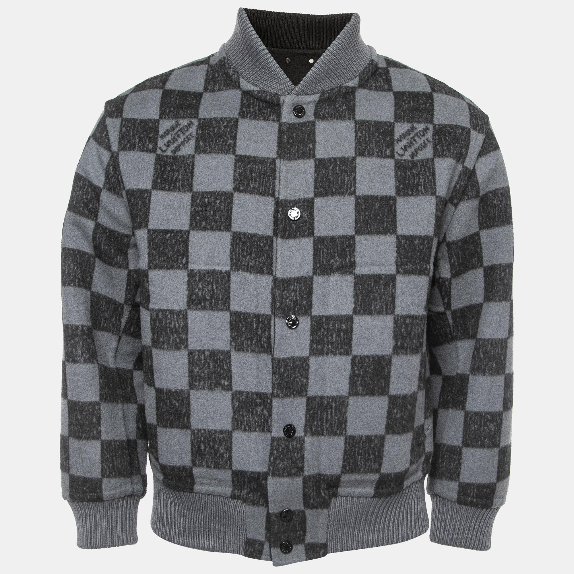 Louis Vuitton, Jackets & Coats, Euc Mens Size Medium Louis Vuitton Damier  Logo Print Paris Hooded Jacket