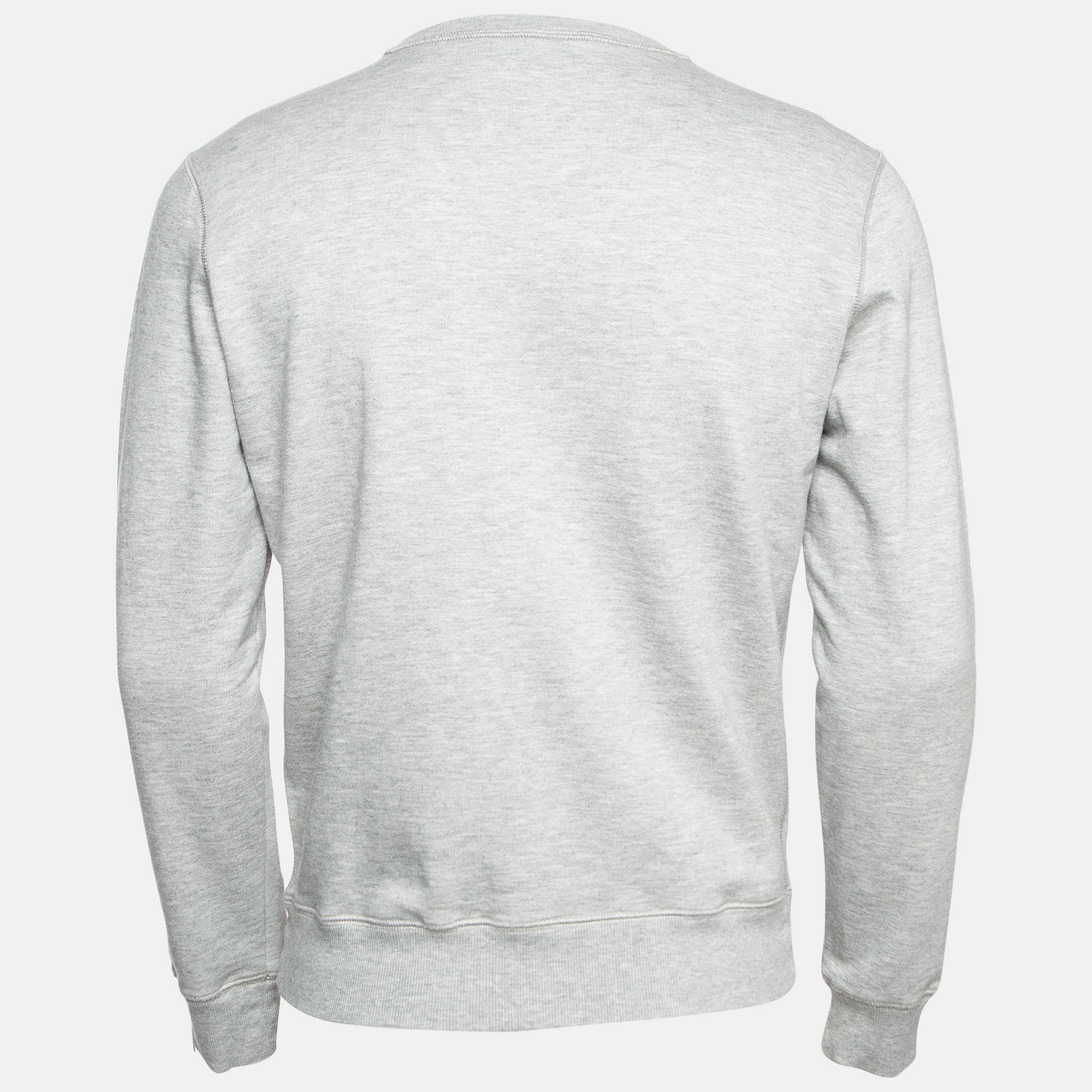 

Louis Vuitton Grey Graphic Cotton Blend Crew Neck Sweater