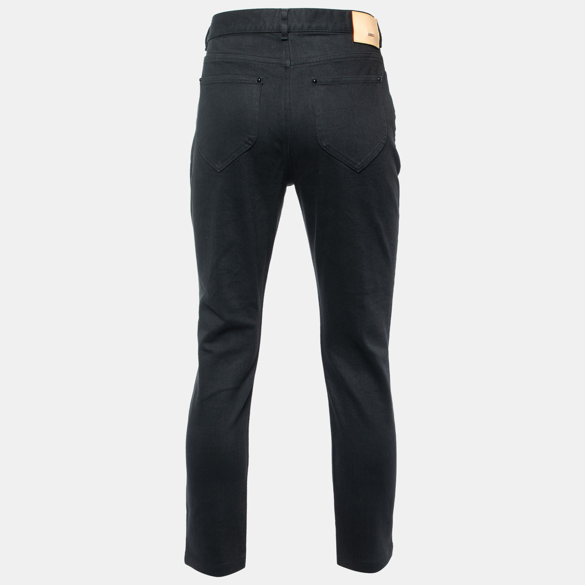 

Louis Vuitton Black Cotton Regular Fit Jeans /Waist 36