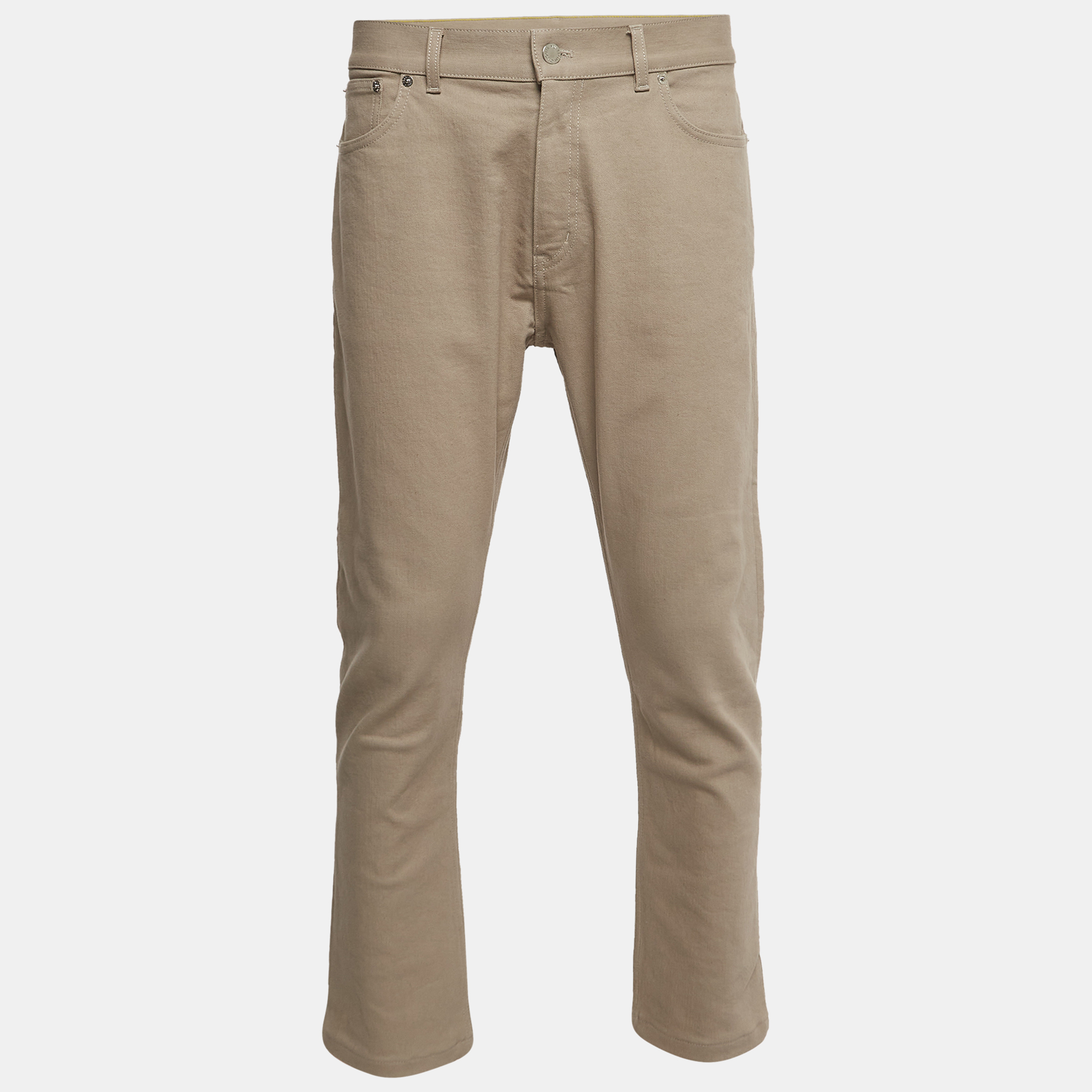 

Louis Vuitton Beige Denim Slim Stretch Jeans  Waist 38