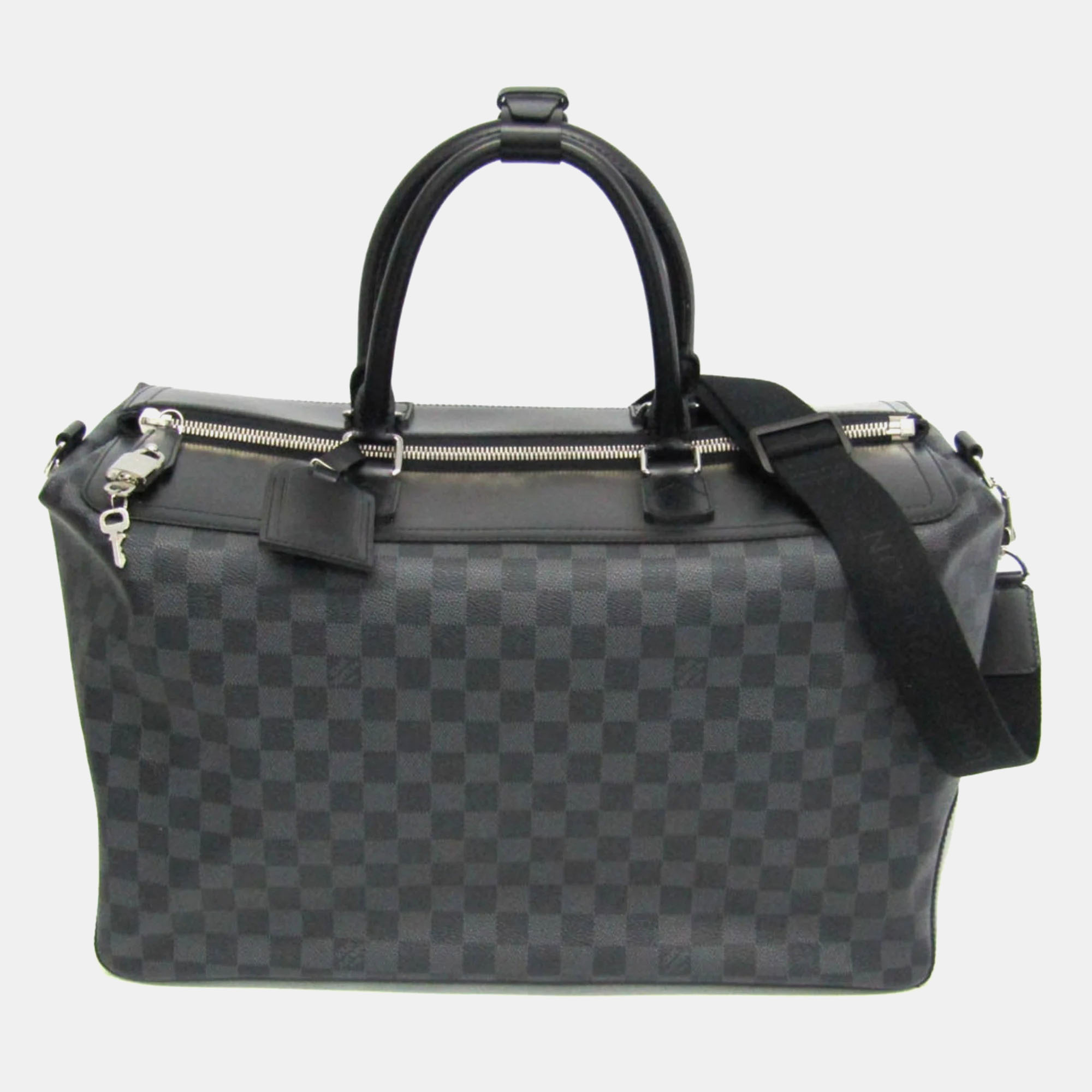 

Louis Vuitton Damier Graphite Neo Greenwich Boston Bag, Black