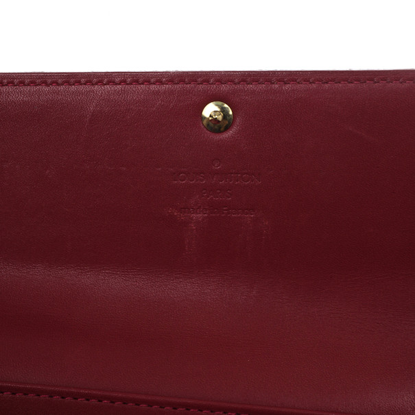 Louis Vuitton 2014 Monogram Vernis Sarah Wallet - Red Wallets, Accessories  - LOU790244